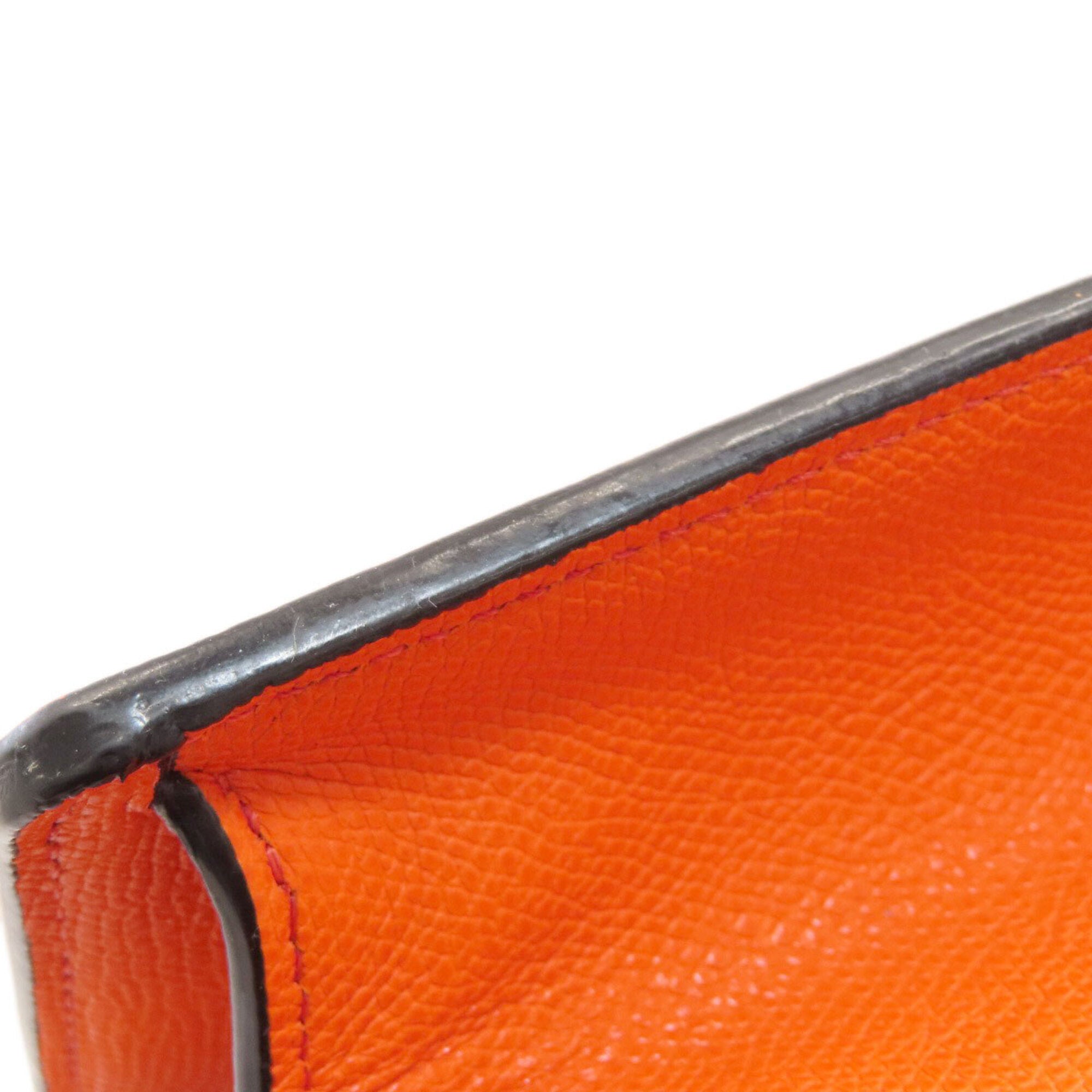 Valextra Orange Leather Handbag (Pre-Owned)