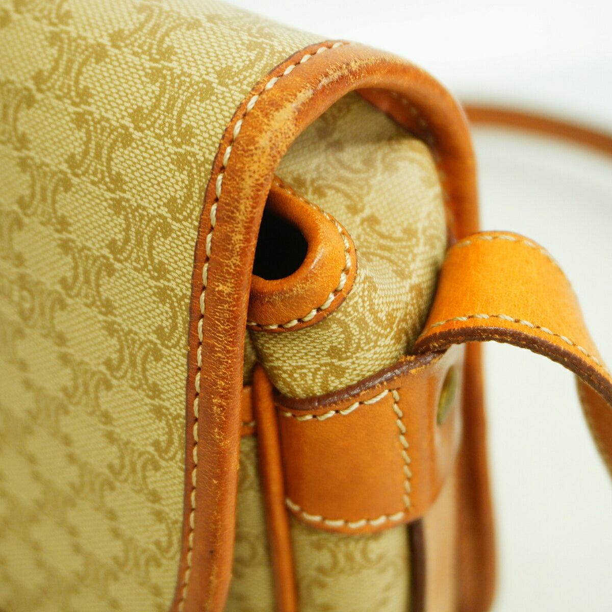 Celine Beige Pvc Shoulder Bag (Pre-Owned)