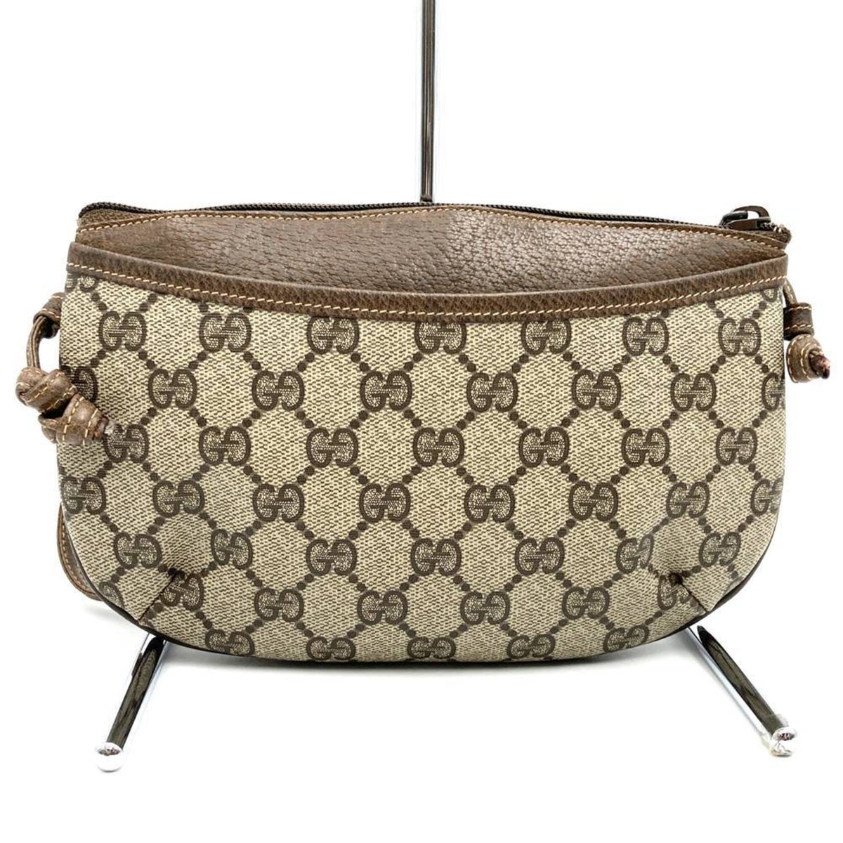 Gucci Brown Gg Supreme Shoulder Bag (Pre-Owned)