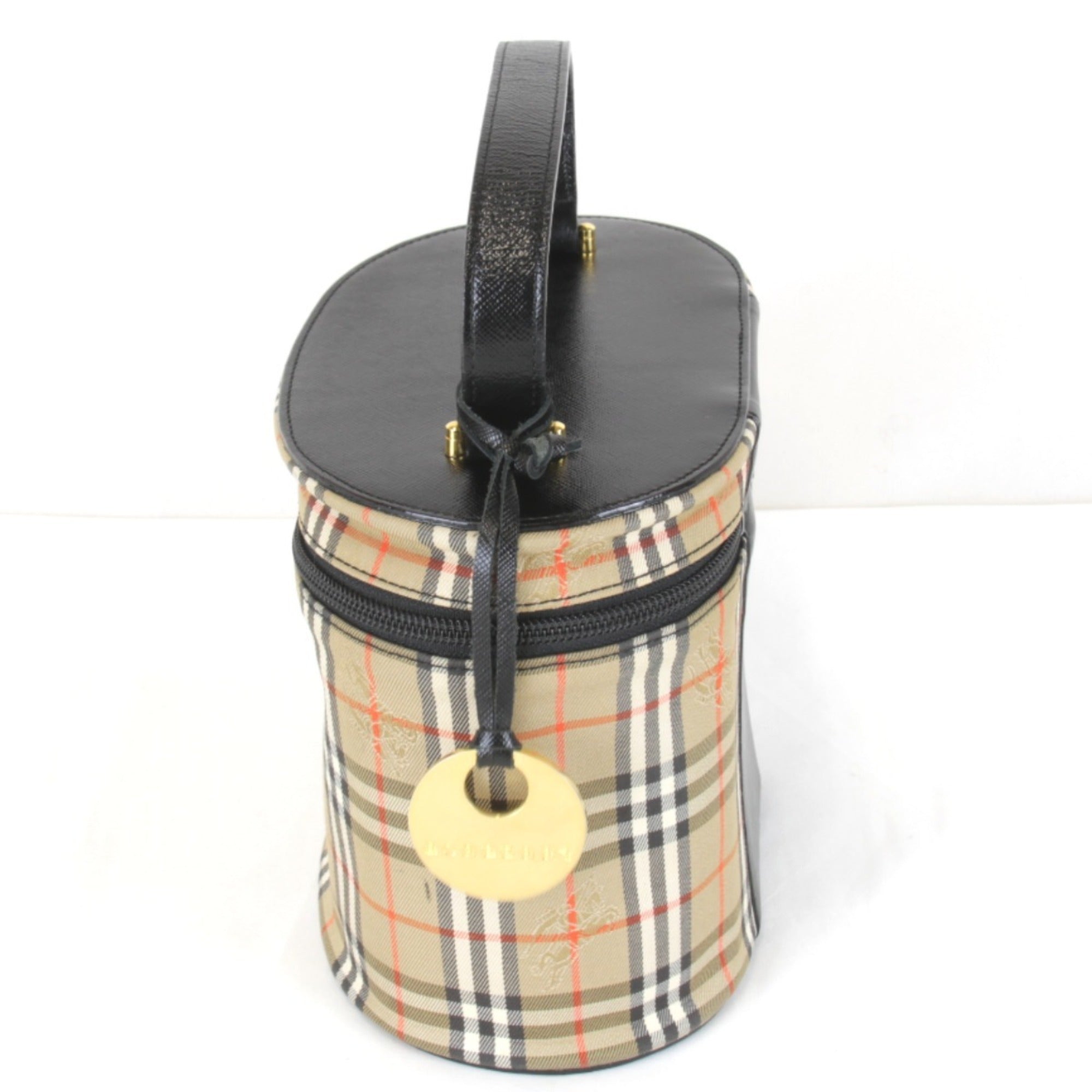 Burberry Beige Canvas Vanity Bag (Pre-Owned)