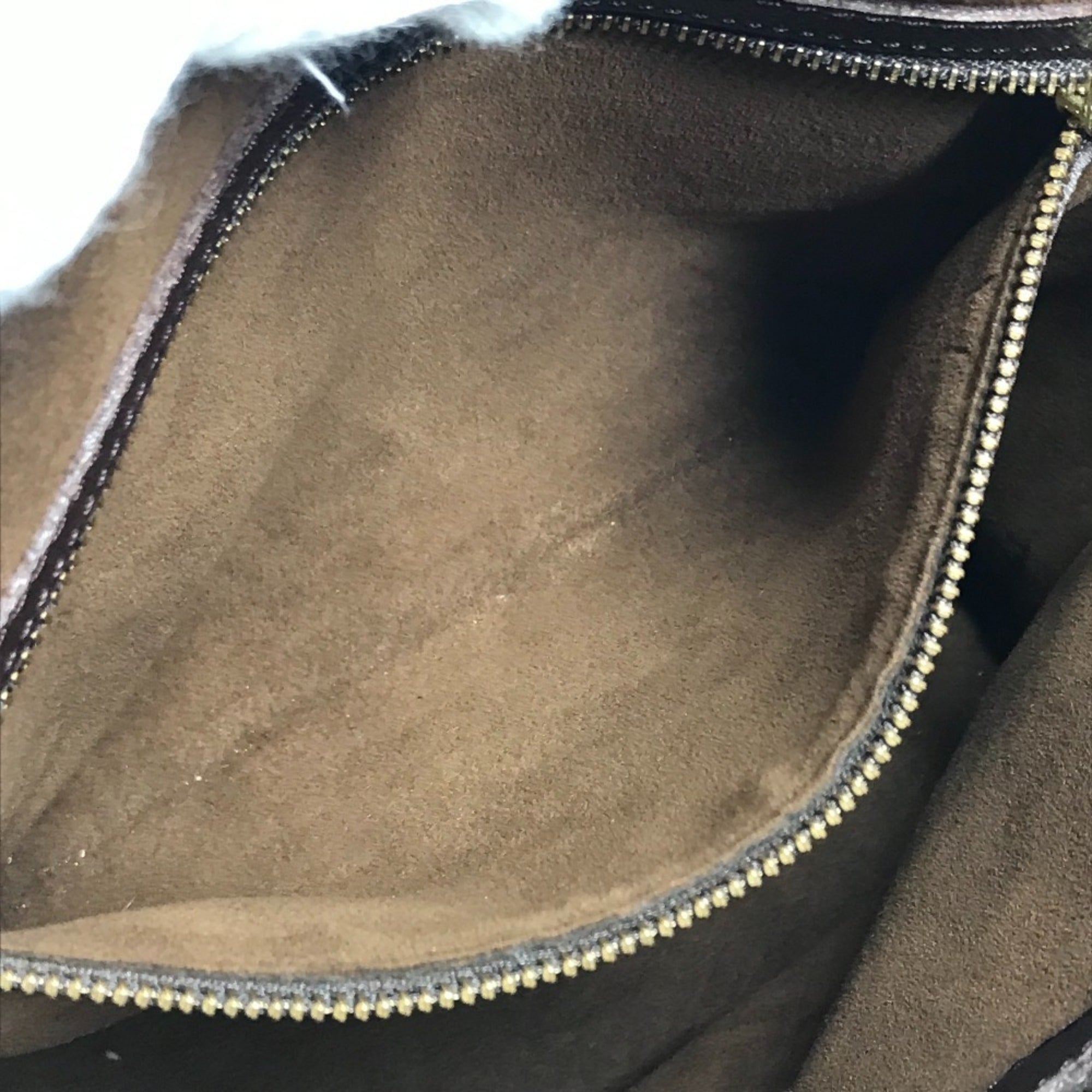 Louis Vuitton Brown Damier Canvas Ebene Damier Canvas Pouch Shoulder Bag Tote Bag (Pre-Owned)