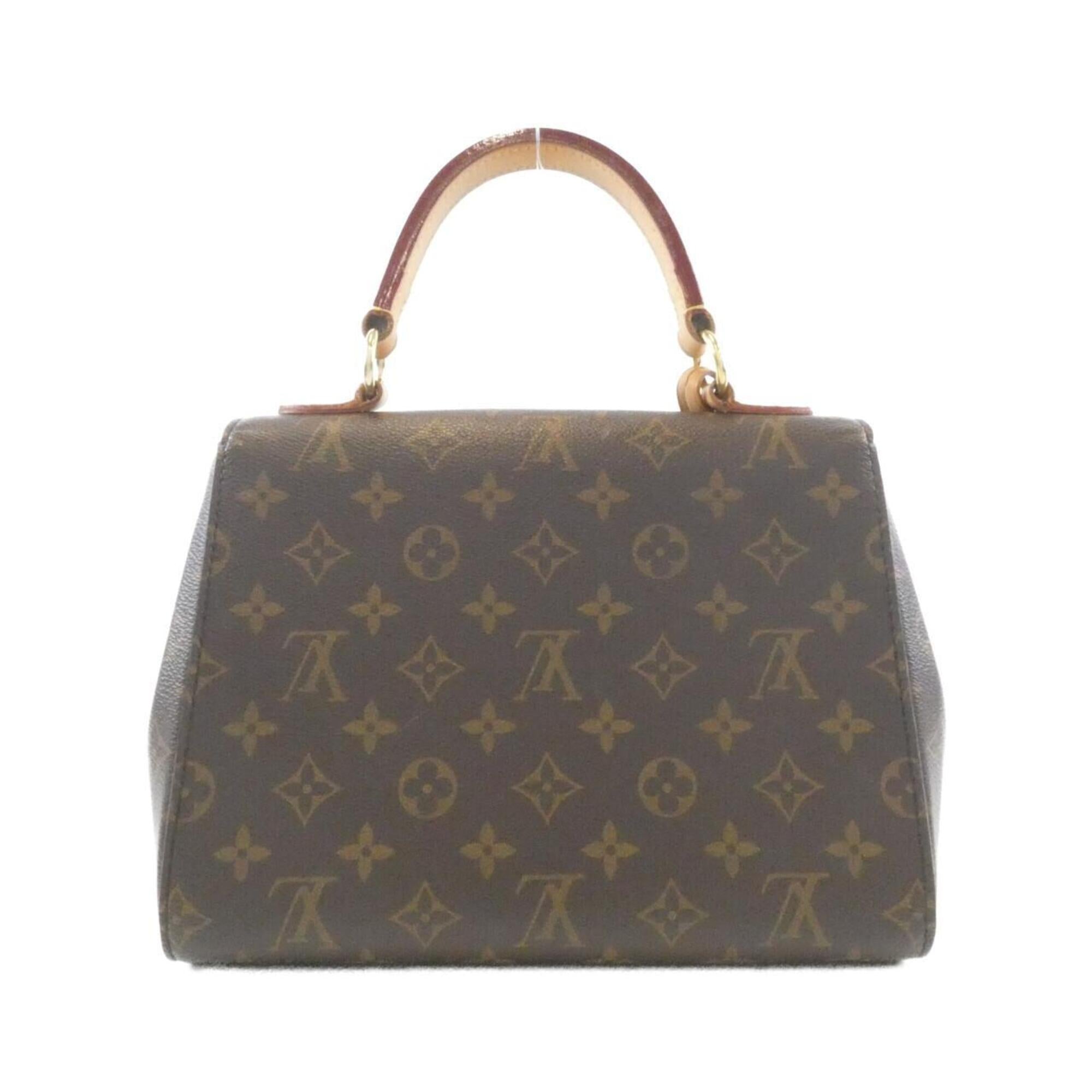 Louis Vuitton Monogram Fuchsia Marron Coated Canvas Handbag (Pre-Owned)