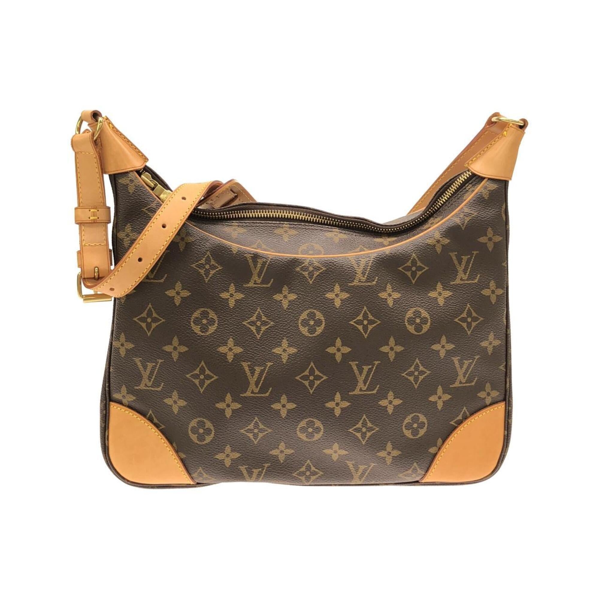 Louis Vuitton Monogram Marron Coated Canvas Shoulder Bag (Pre-Owned)