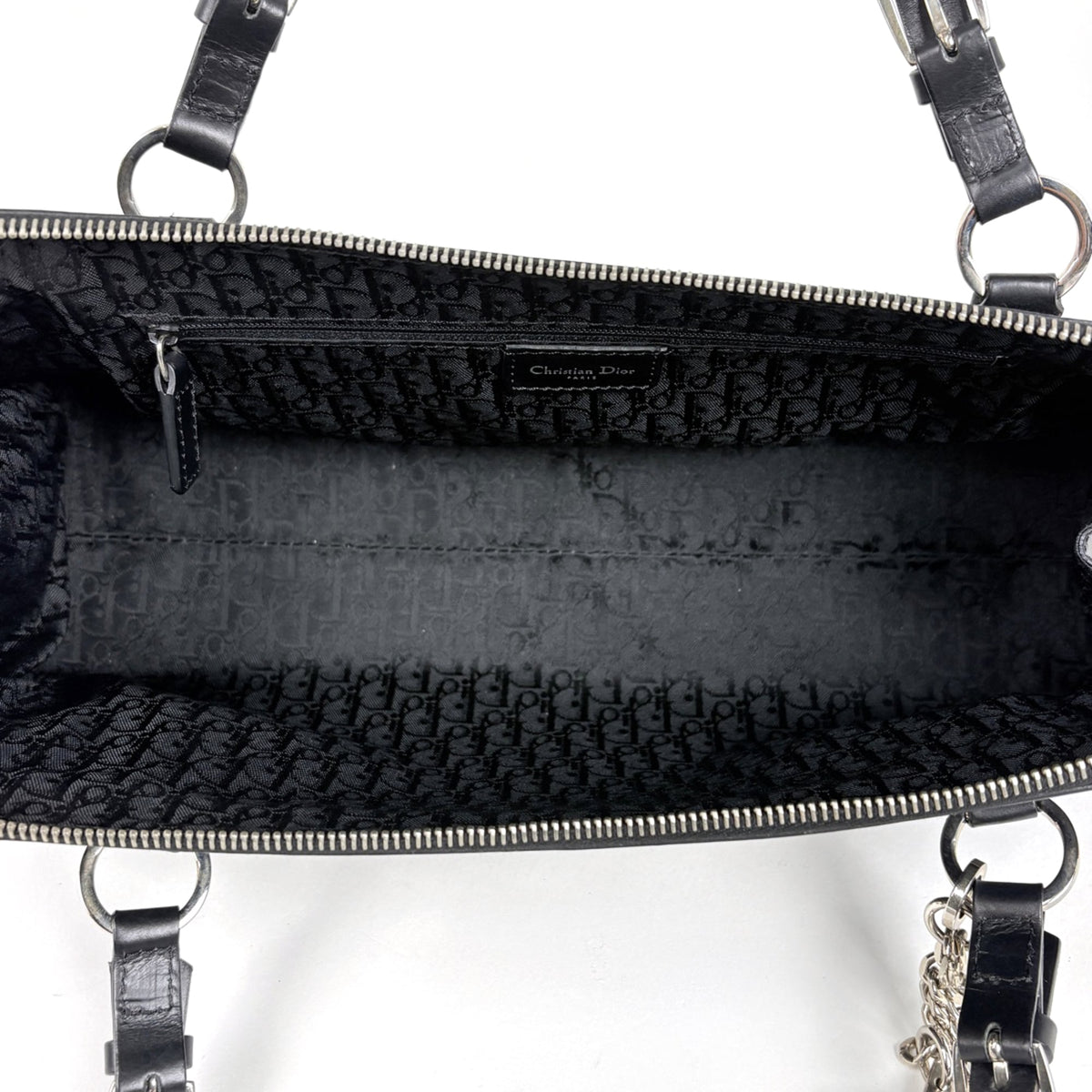 Christian Dior Black Leather Handbag (Pre-Owned)