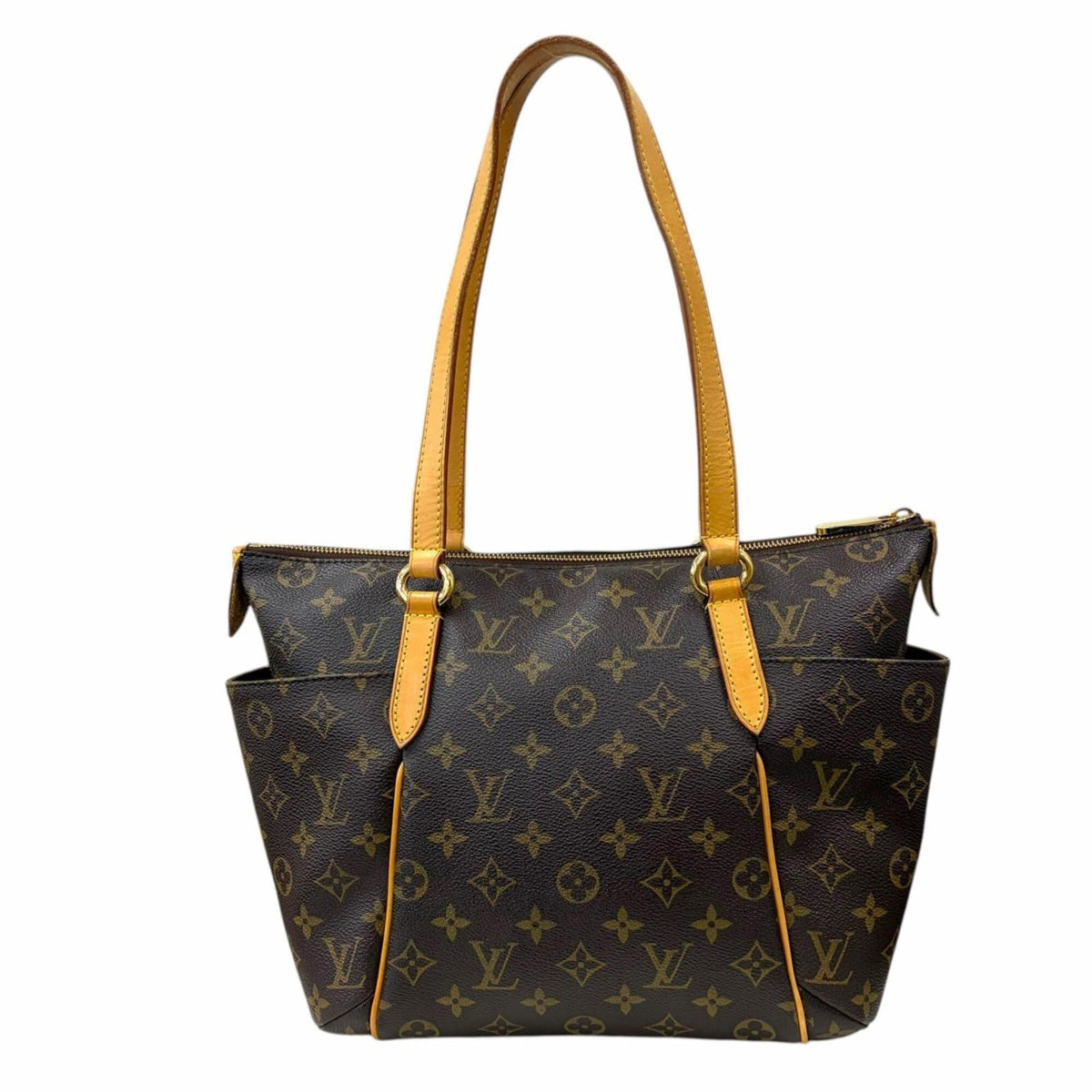 Louis Vuitton Brown Monogram Canvas Tote Bag (Pre-Owned)