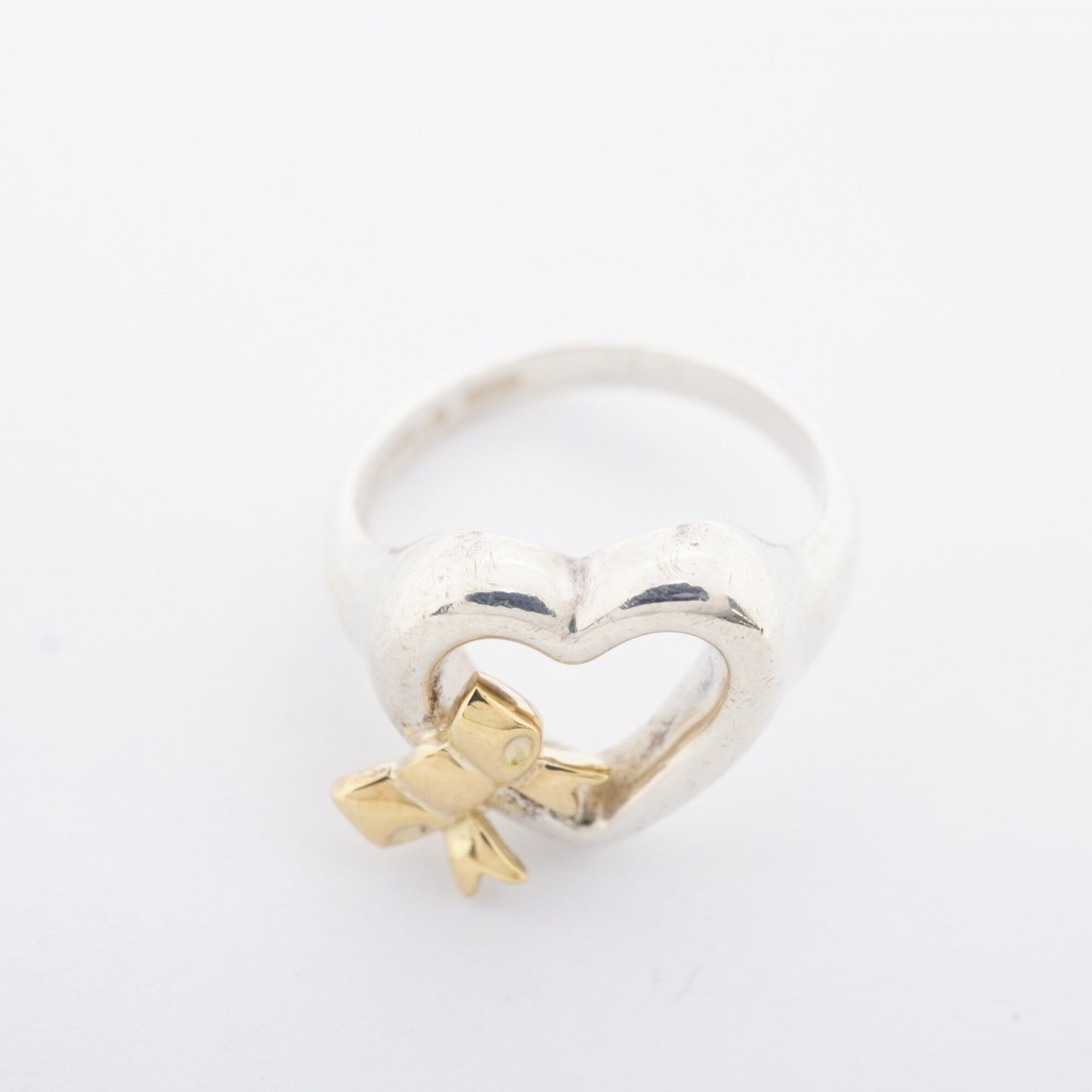 Tiffany Yellow Gold (18K) Silver 925 Band Ring (Pre-Owned)