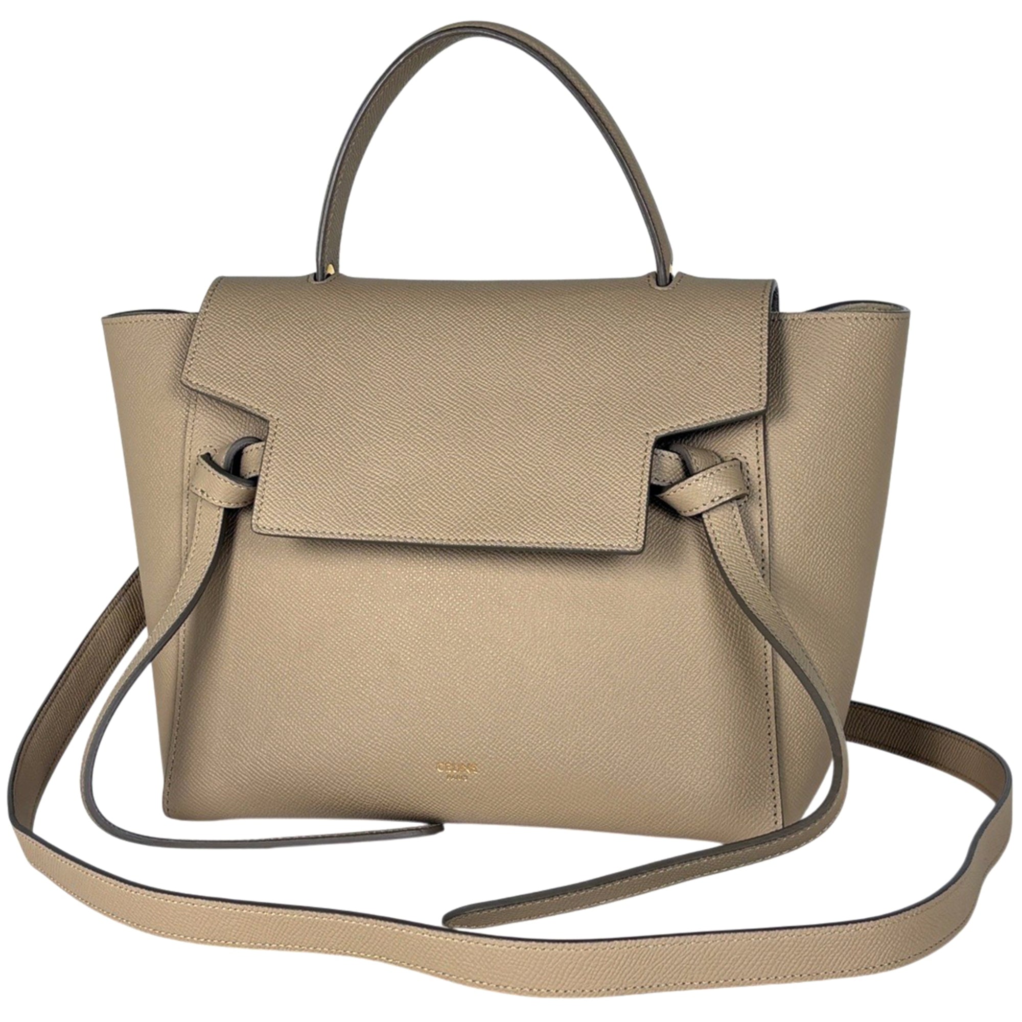 Celine Beige Leather Handbag (Pre-Owned)