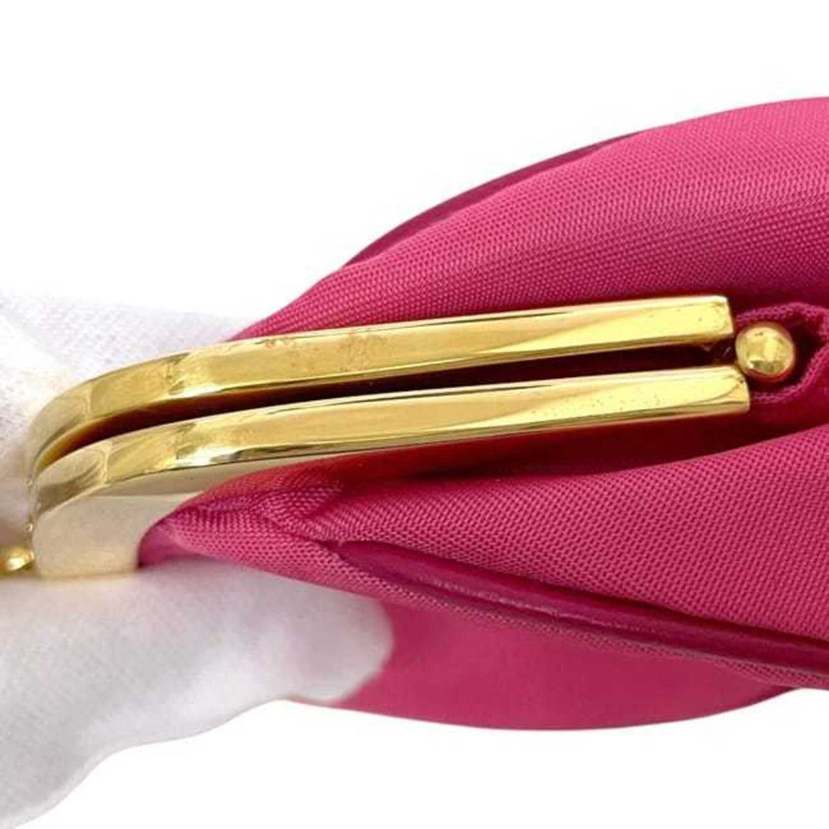 Prada Pink Nylon Coin Purse/Coin Case (Pre-Owned)