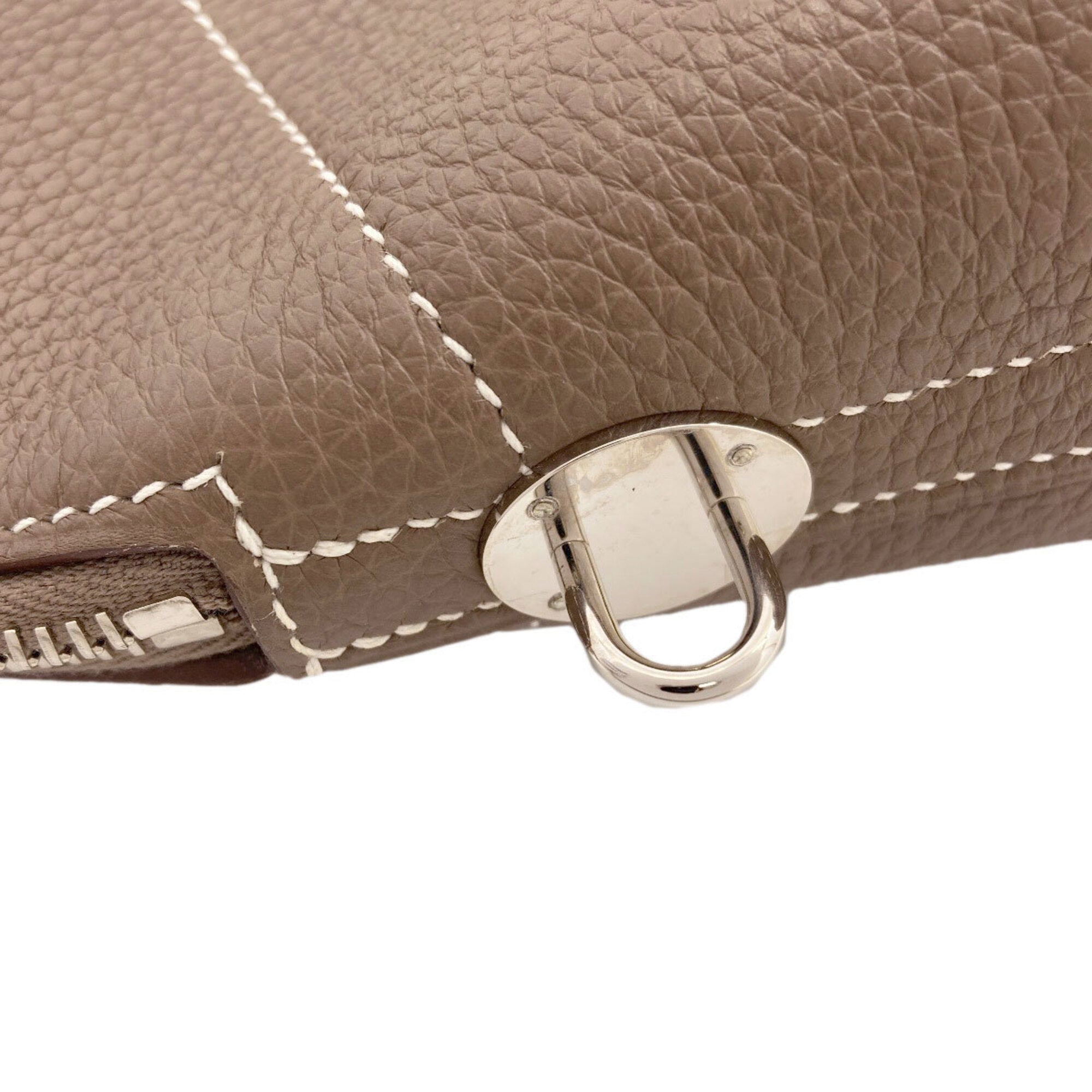 Hermes Bolide Etoupe Gray Handbag (Pre-Owned)