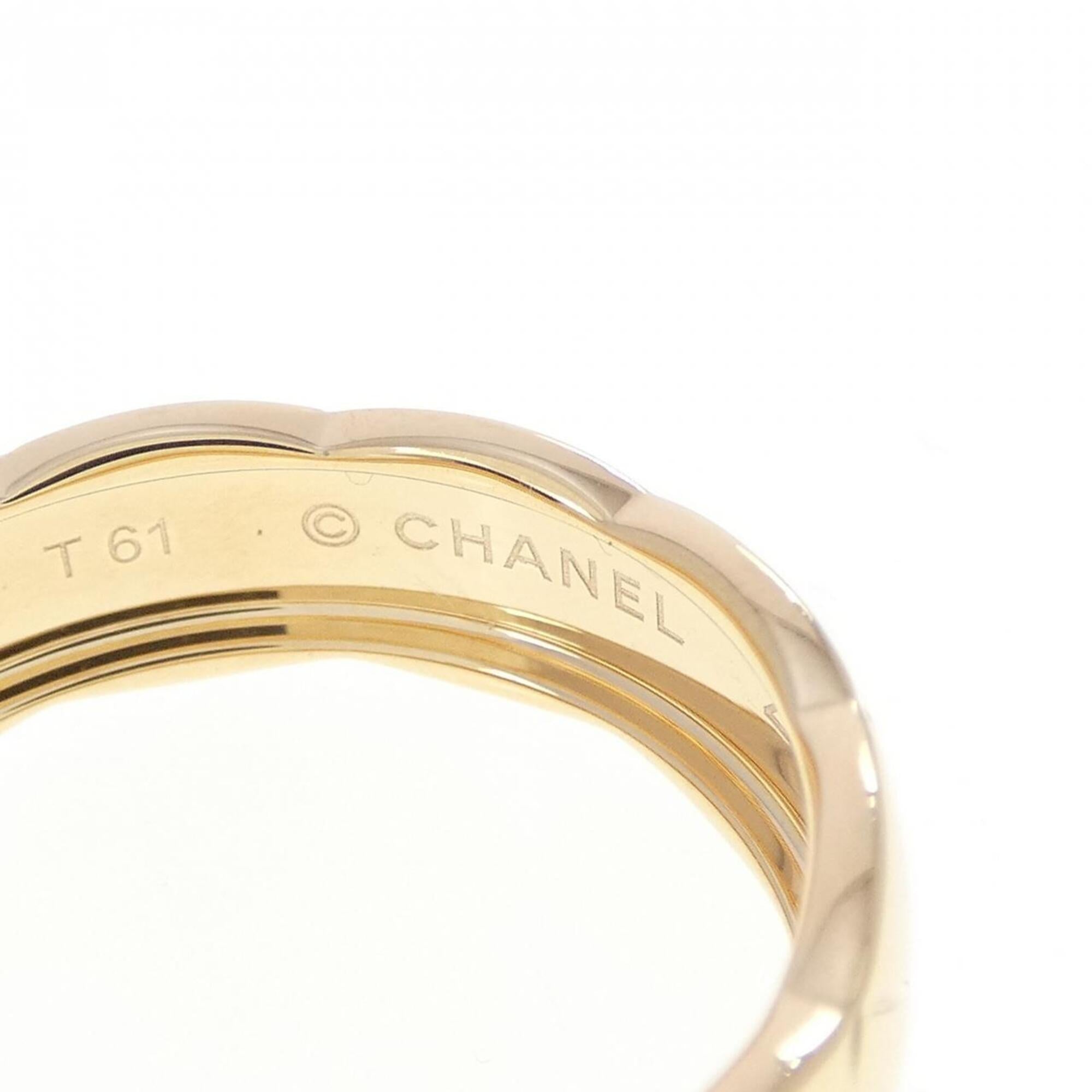 Chanel Pink Gold Pink Gold (18K) Band Ring (Pre-Owned)