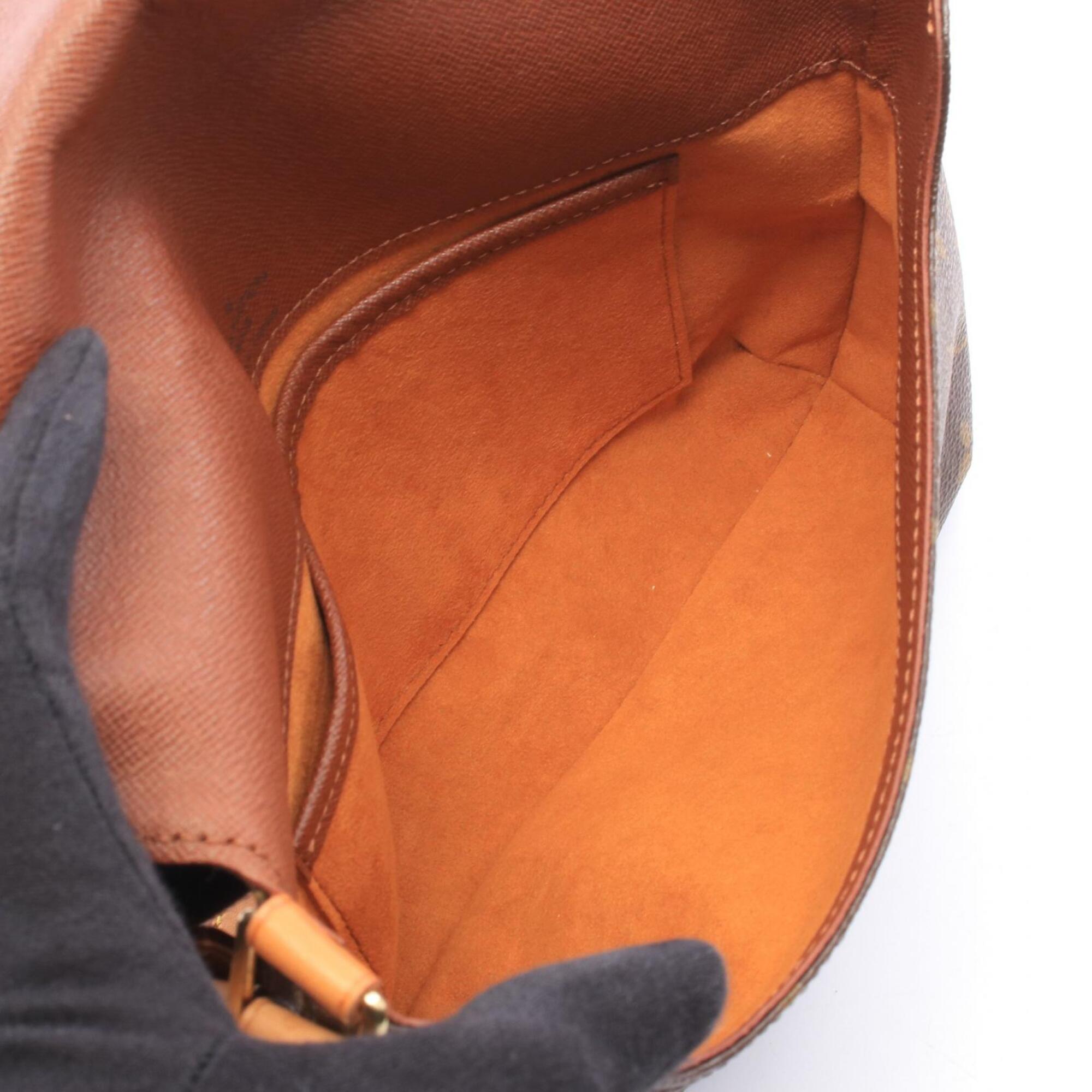 Louis Vuitton Brown Pvc Leather Handbag Shoulder Bag (Pre-Owned)