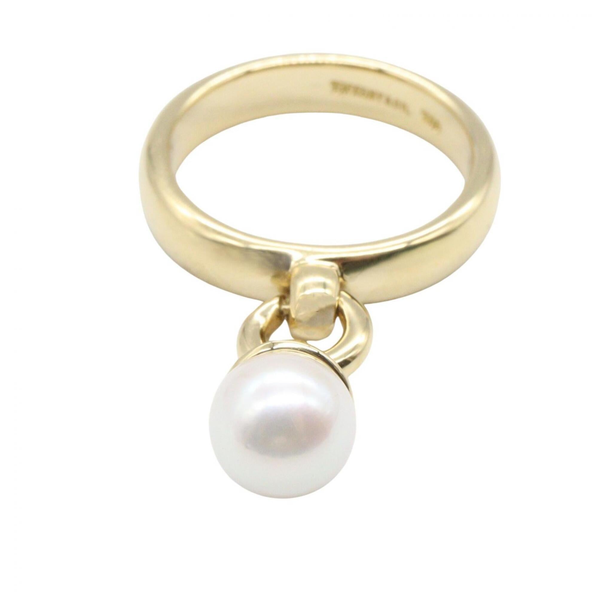 Tiffany Gold White Yellow Gold (18K) Band Ring (Pre-Owned)