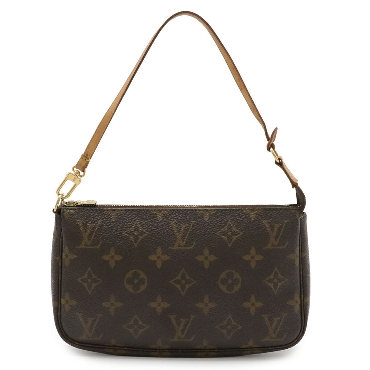 Louis Vuitton Monogram Brown Monogram Handbag Pochette (Pre-Owned)