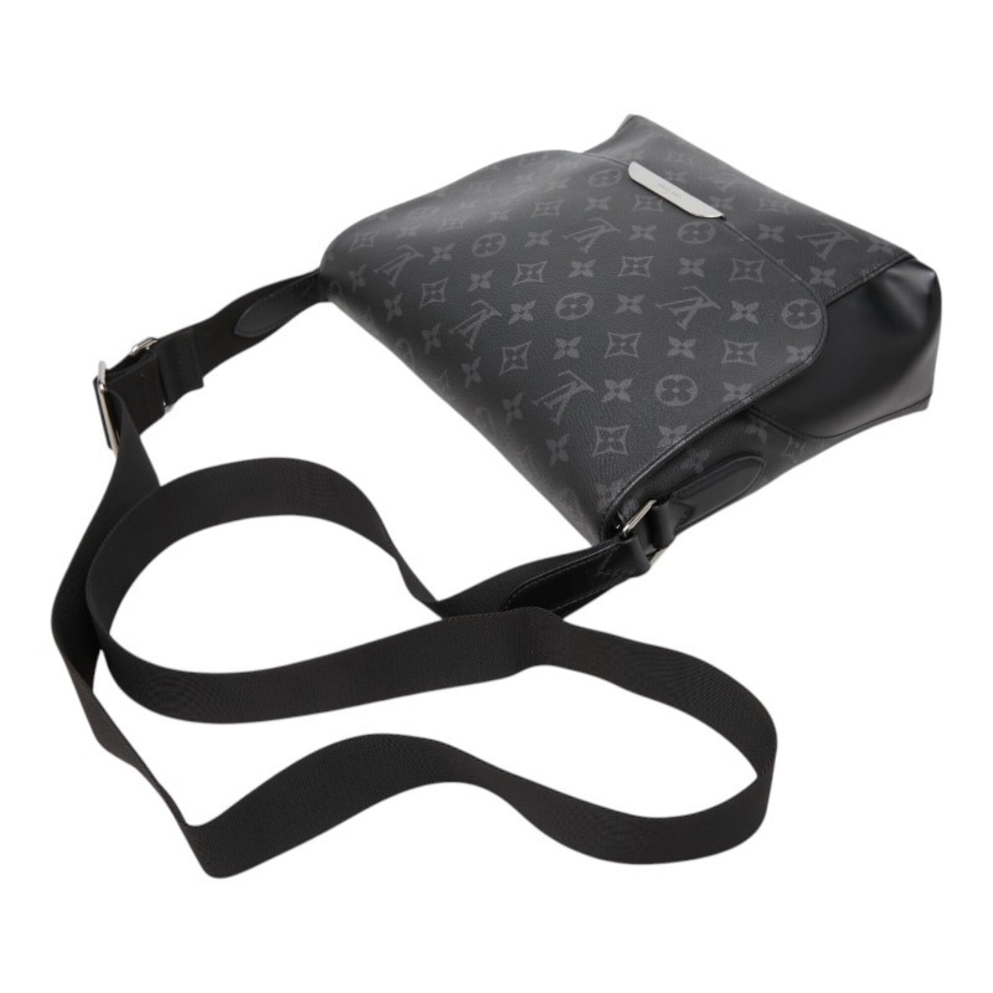 Louis Vuitton Black Pvc Leather Shoulder Bag (Pre-Owned)