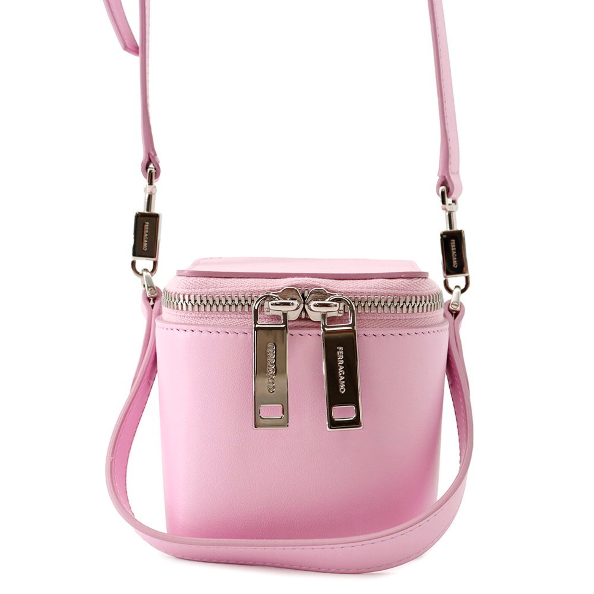 Salvatore Ferragamo Pink Leather Handbag (Pre-Owned)