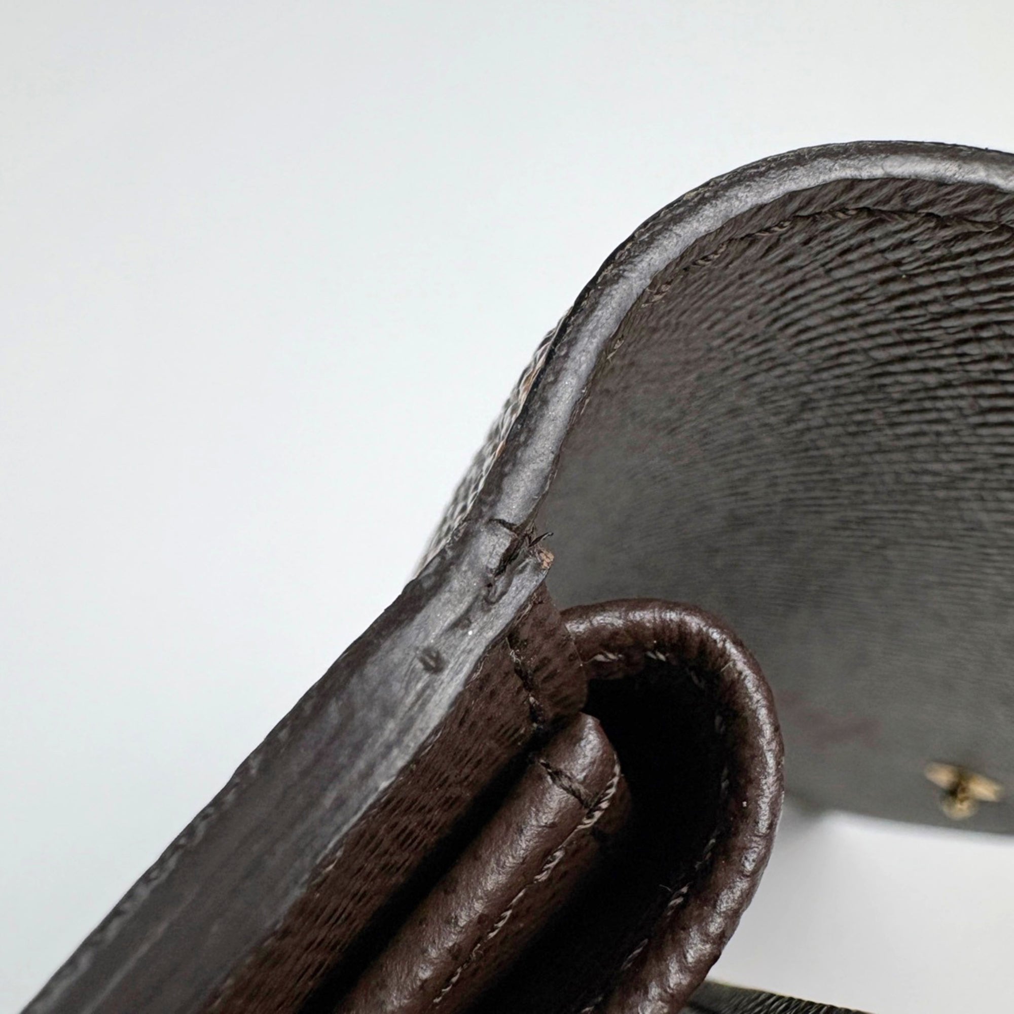 Louis Vuitton Damier Brown Damier Canvas Long Wallet (Tri-Fold) (Pre-Owned)