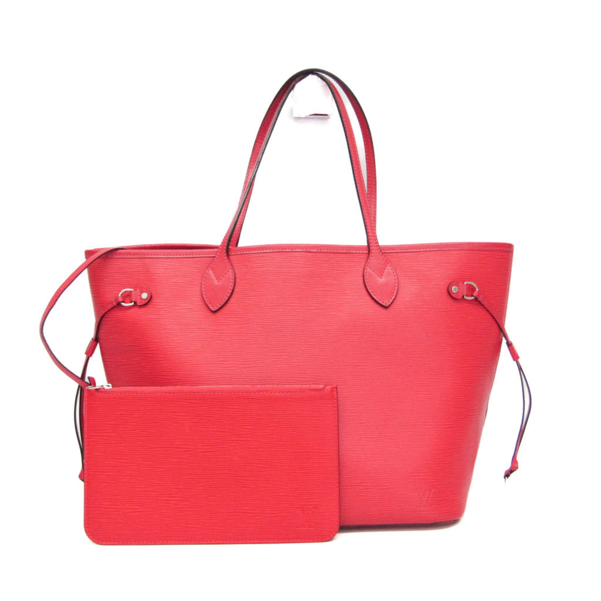 Louis Vuitton Neverfull Tote Epi Leather Pink Leather Tote Bag Bag (Pre-Owned)