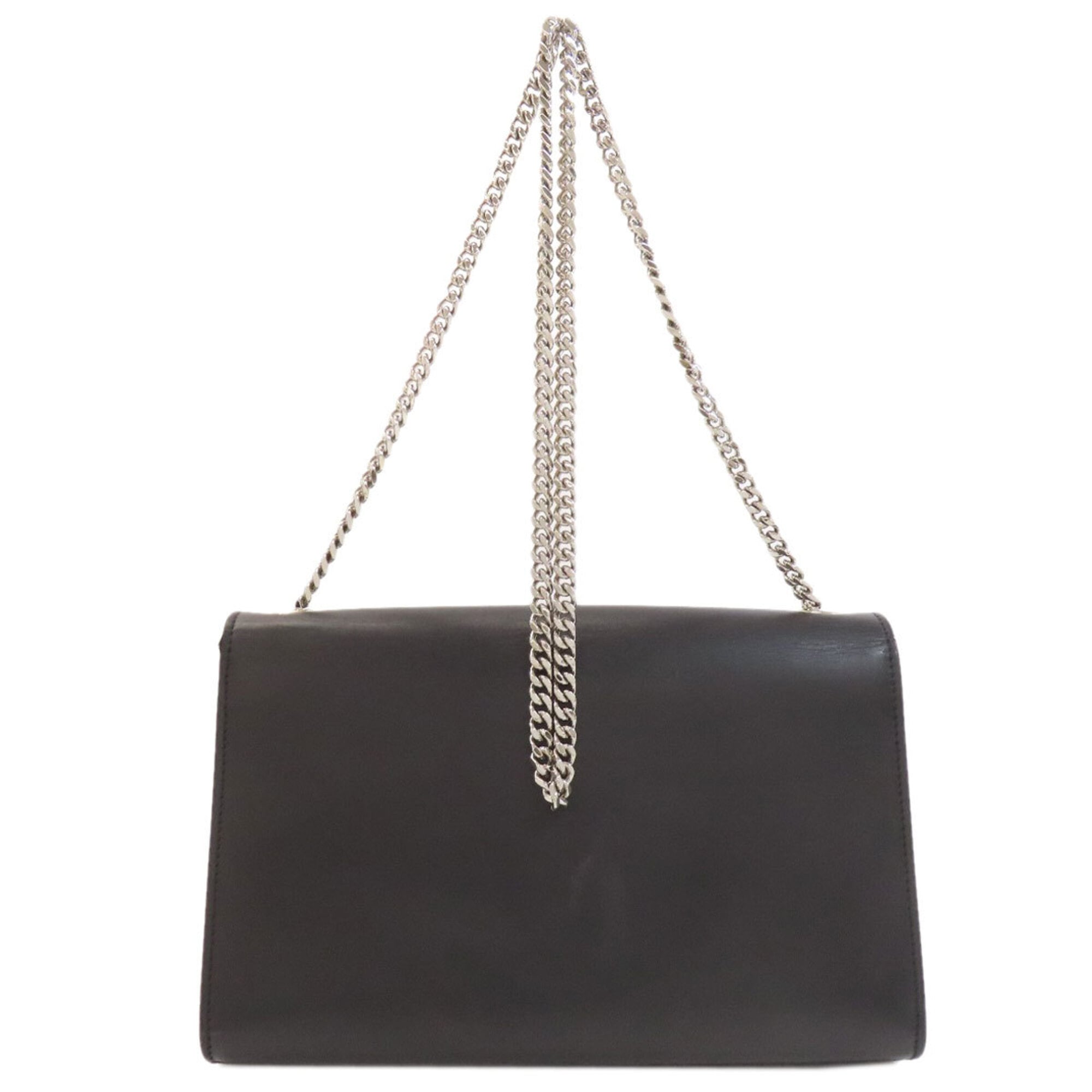 Yves Saint Laurent Black Leather Shoulder Bag (Pre-Owned)