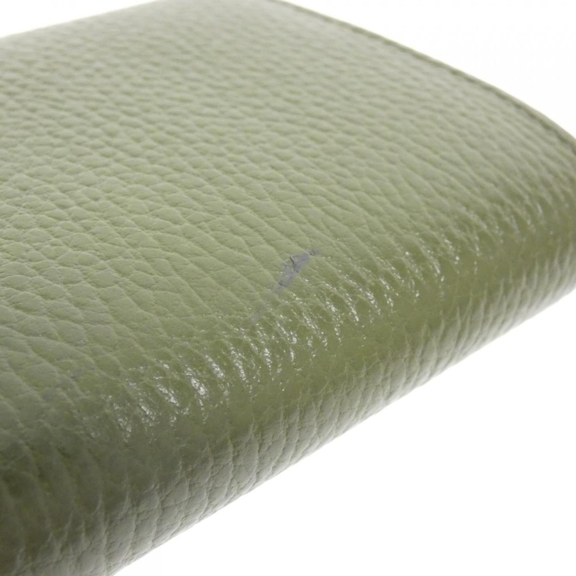 Gucci Green Leather Wallet (Bi-Fold) (Pre-Owned)