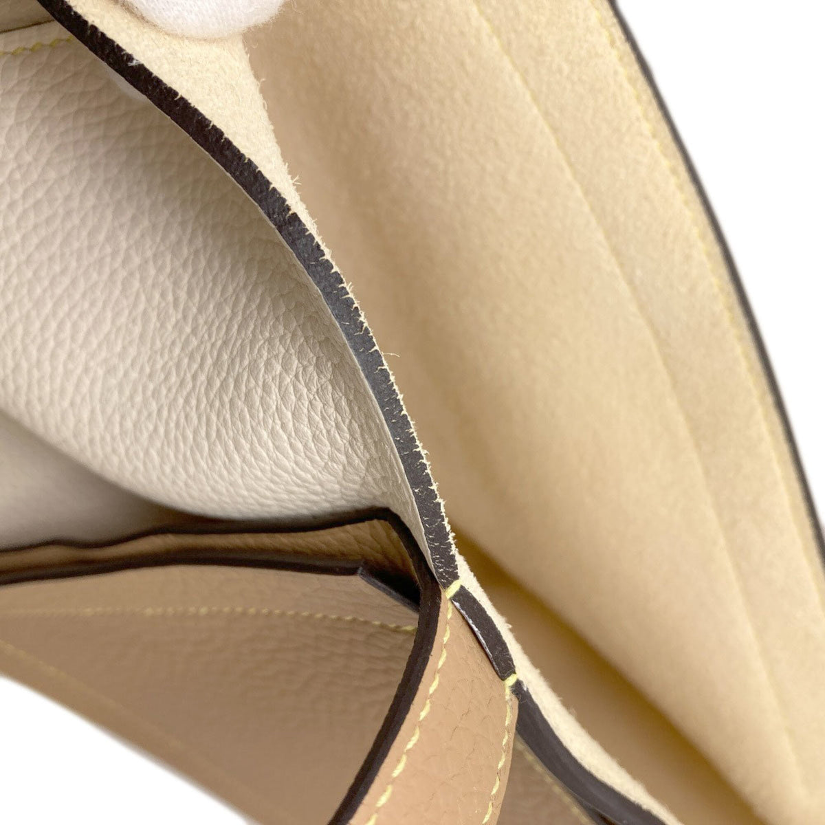 Hermes Brown Ivory Tote Bag (Pre-Owned)