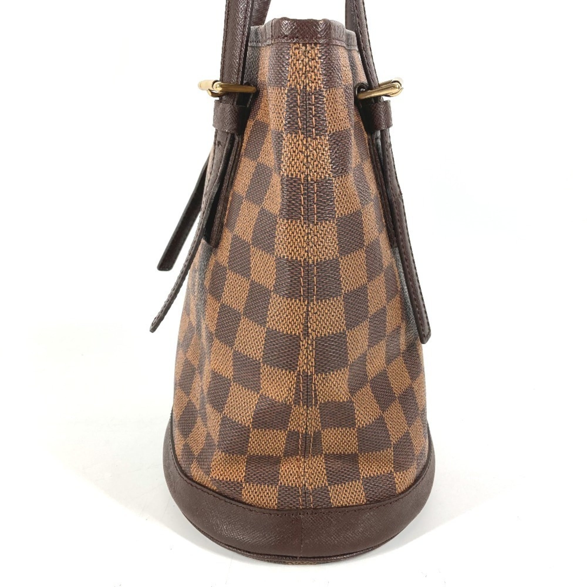 Louis Vuitton Brown Ebene Damier Canvas Shoulder Bag Tote Bag (Pre-Owned)