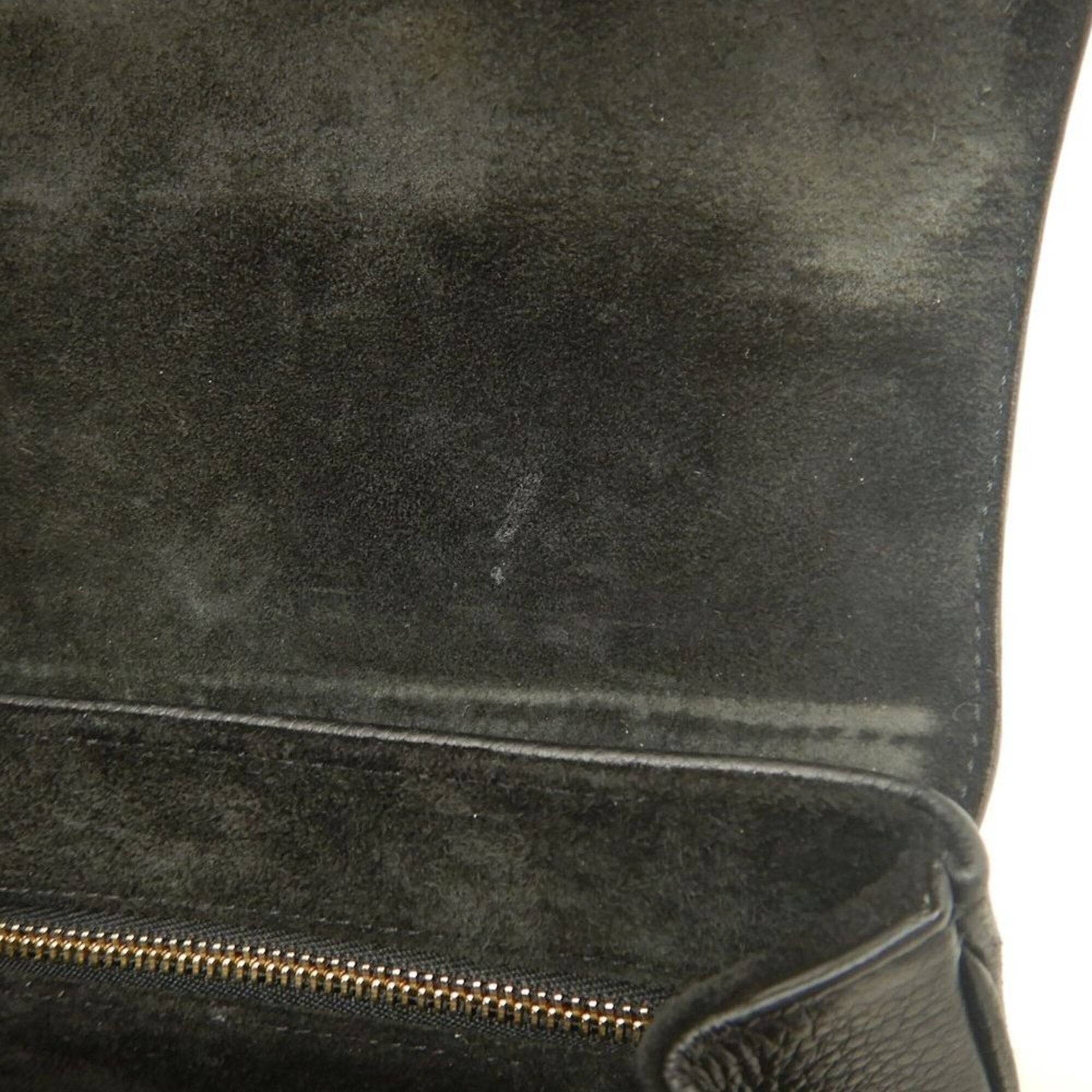 Celine Black Leather Shoulder Bag (Pre-Owned)
