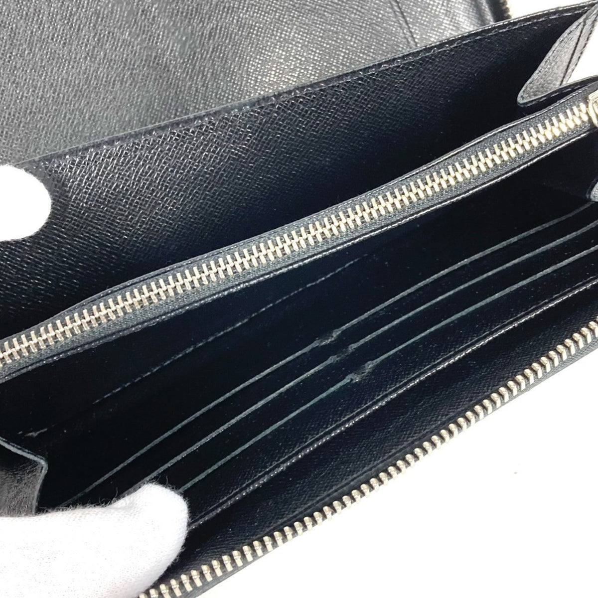 Louis Vuitton Black Damier Graphite Damier Graphite Long Wallet (Bi-Fold) (Pre-Owned)