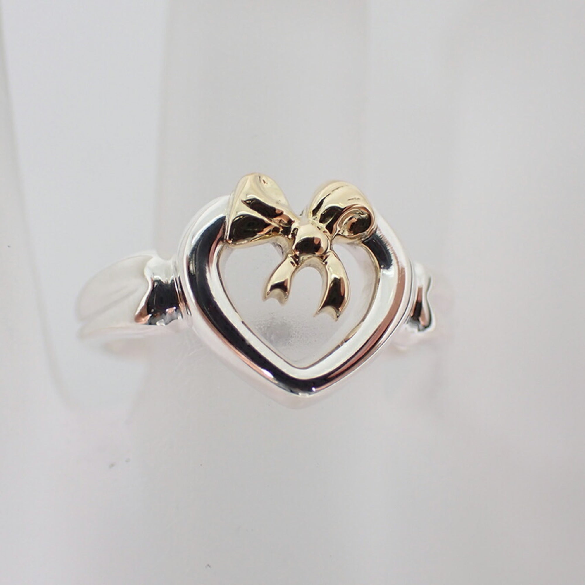 Tiffany Yellow Gold (18K) Sterling Silver 925 Band Ring (Pre-Owned)