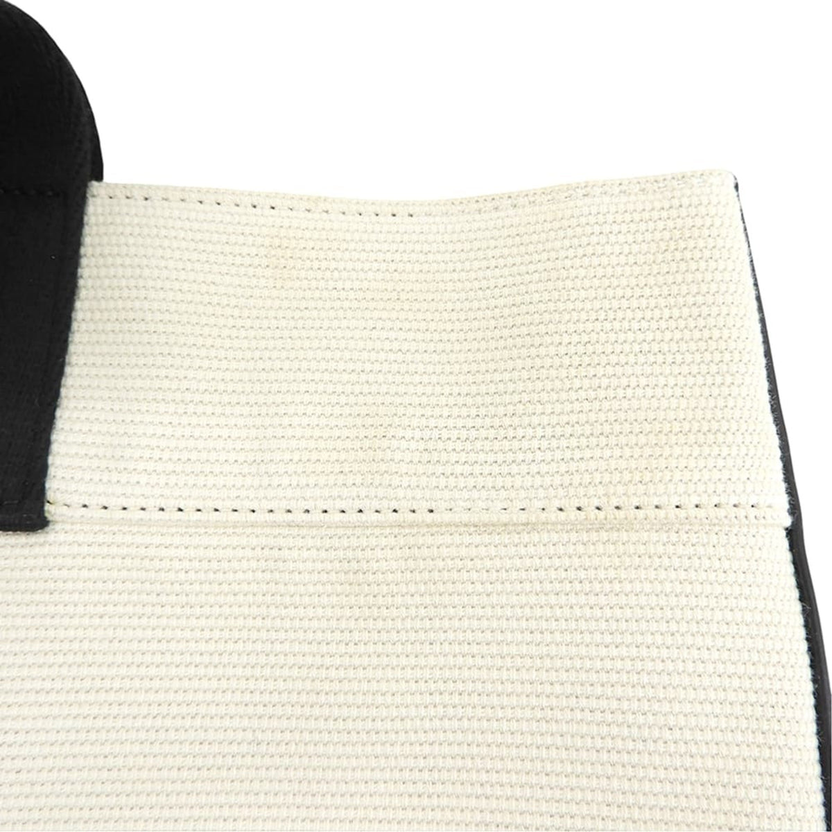 Coach Black White Canvas Tote Bag (Pre-Owned)