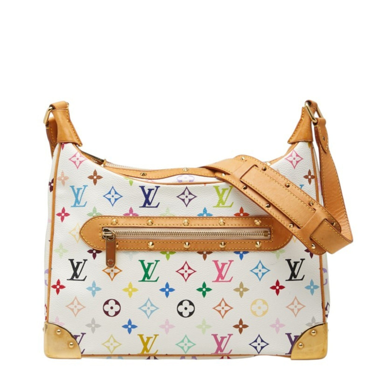 Louis Vuitton Blanc Pvc Leather Shoulder Bag (Pre-Owned)