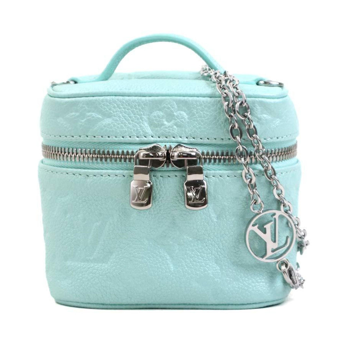 Louis Vuitton Light Blue Monogram Empreinte Handbag Shoulder Bag (Pre-Owned)