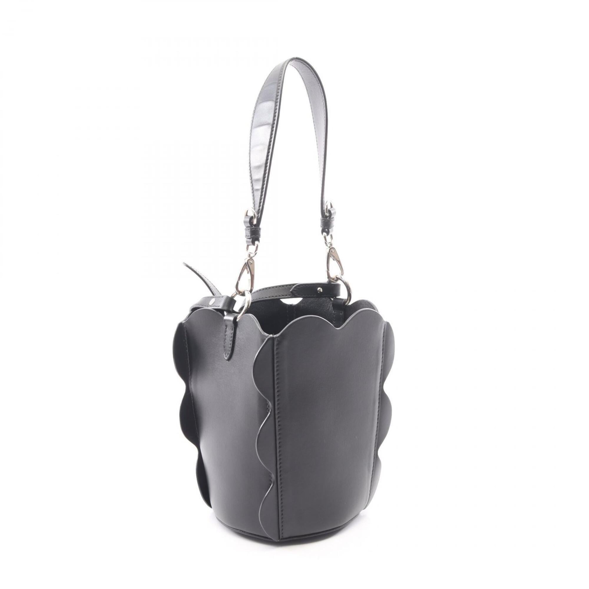 Miu Miu Black Leather Handbag Pouch (Pre-Owned)