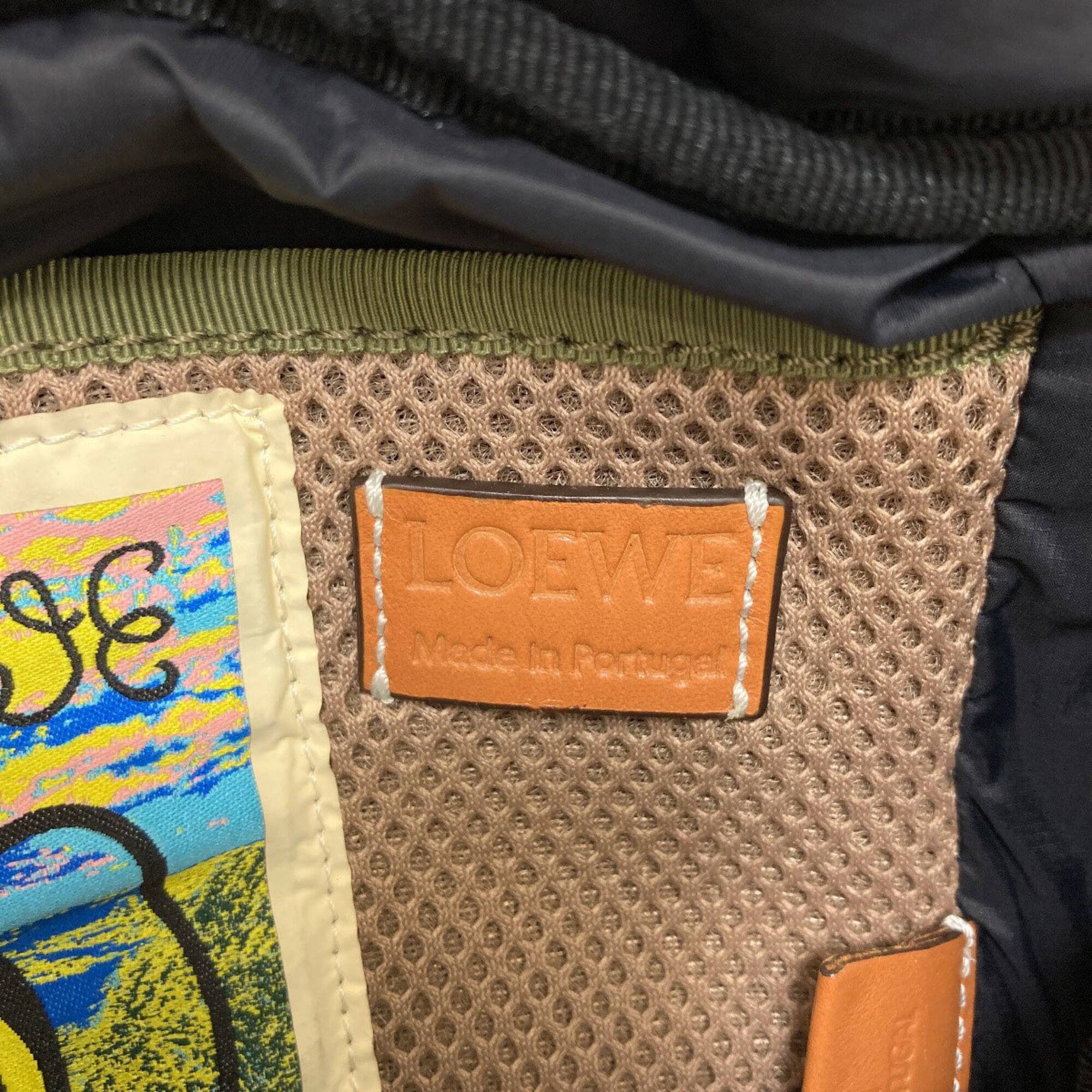Loewe Khaki Nylon Sling Bag (Pre-Owned)