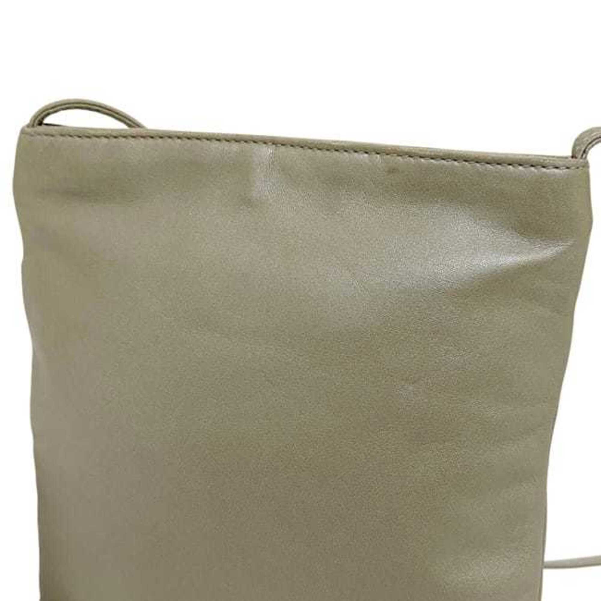 Loewe Metallic Silver Nappa Leather Pochette Shoulder Bag (Pre-Owned)