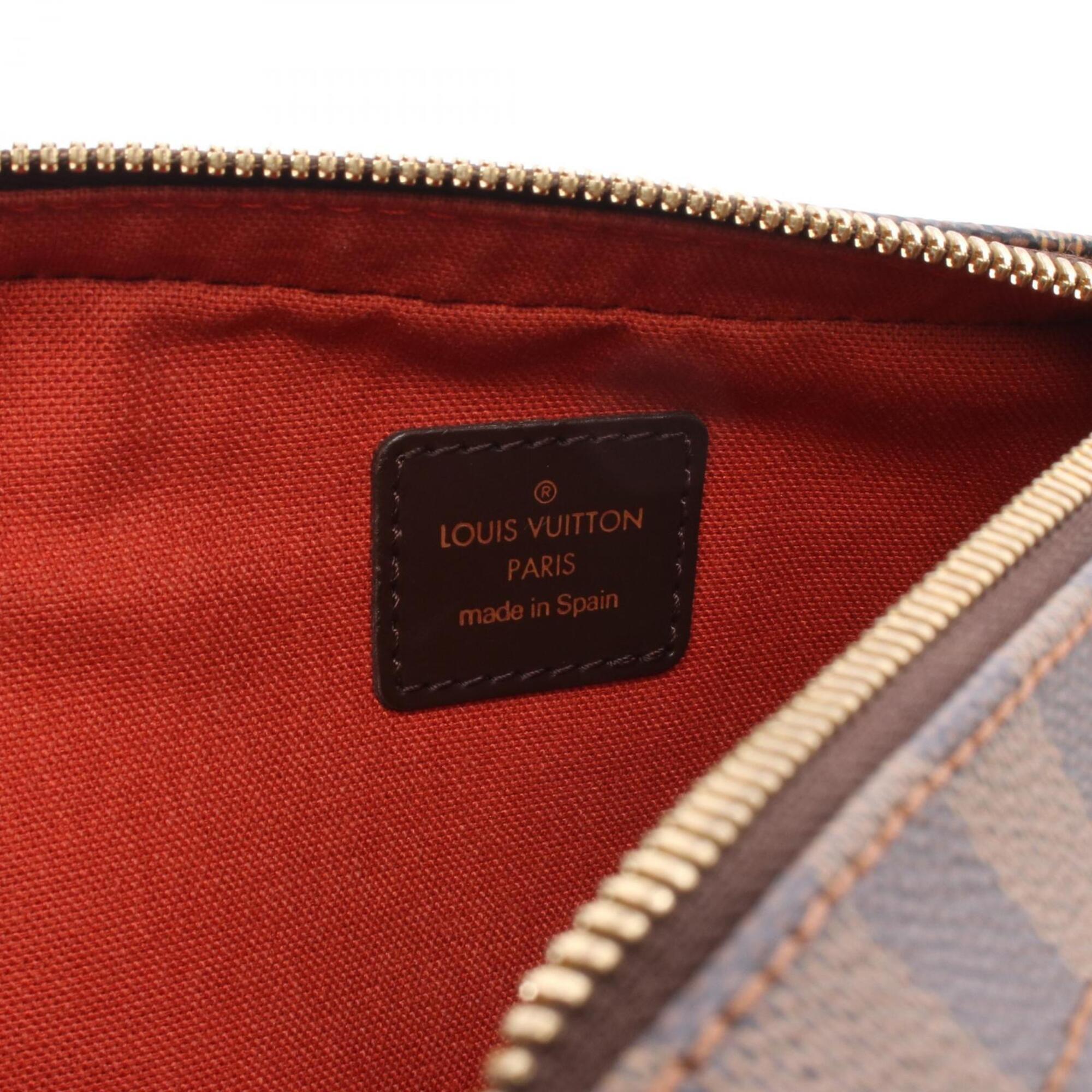 Louis Vuitton Brown Coated Canvas Pvc Fanny Pack Handbag Sling Bag (Pre-Owned)