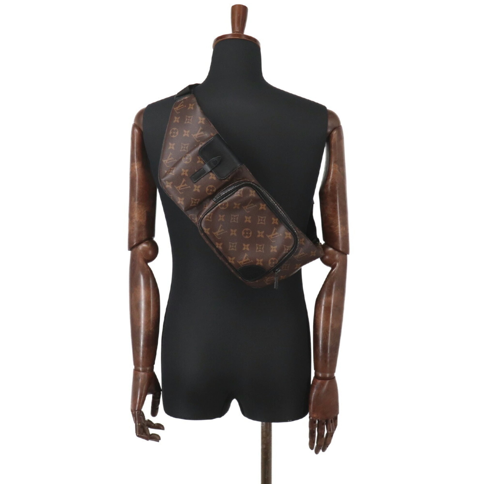 Louis Vuitton Monogram Macassar Fanny Pack Handbag Pouch Sling Bag (Pre-Owned)