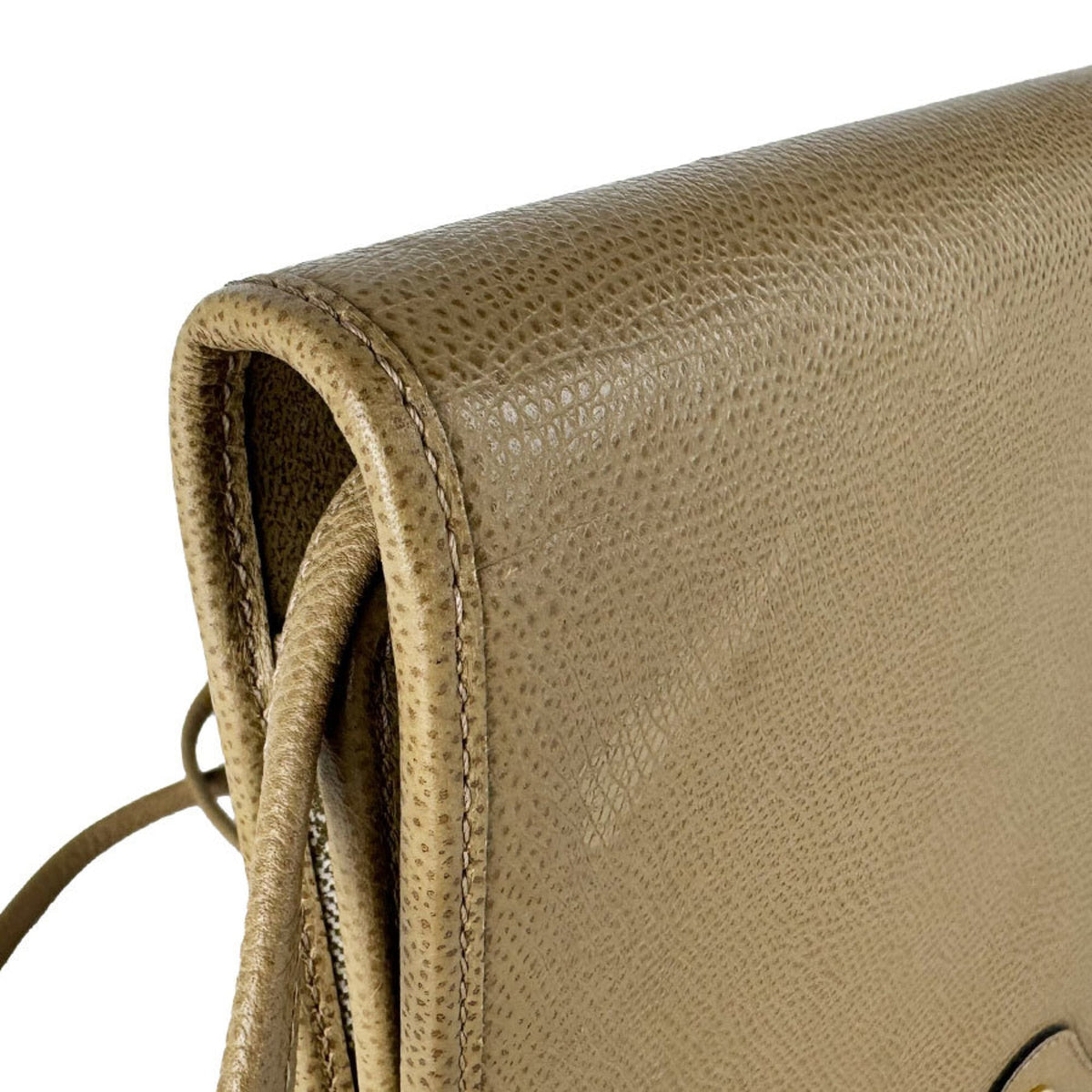 Christian Dior Beige Leather Shoulder Bag (Pre-Owned)