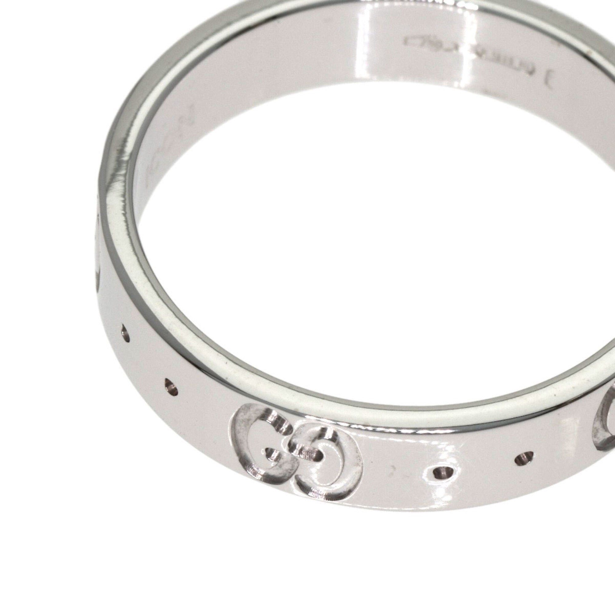 Gucci Icon White Gold (18K) Band Ring (Pre-Owned)