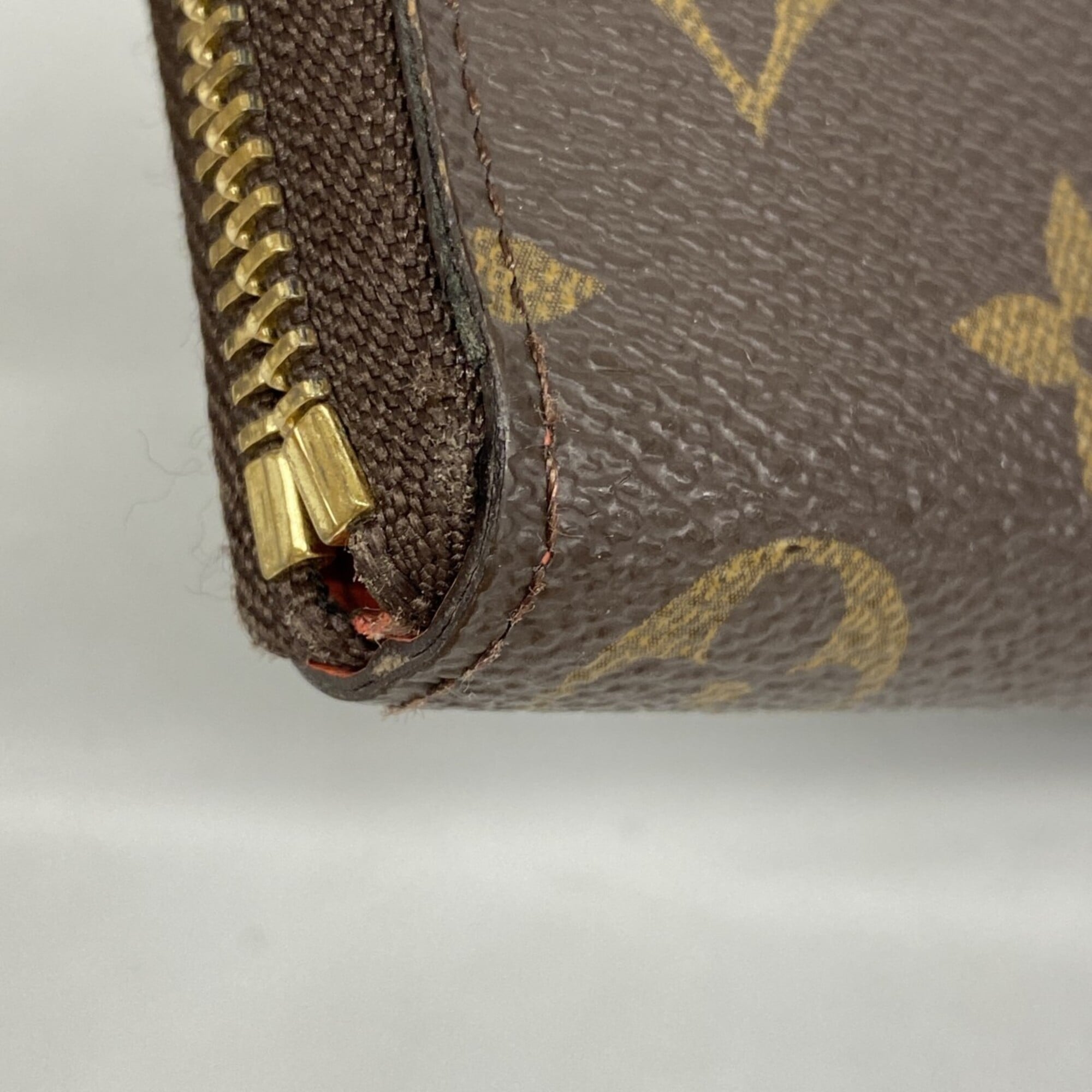 Louis Vuitton Brown Poppy Petal Long Wallet (Bi-Fold) (Pre-Owned)