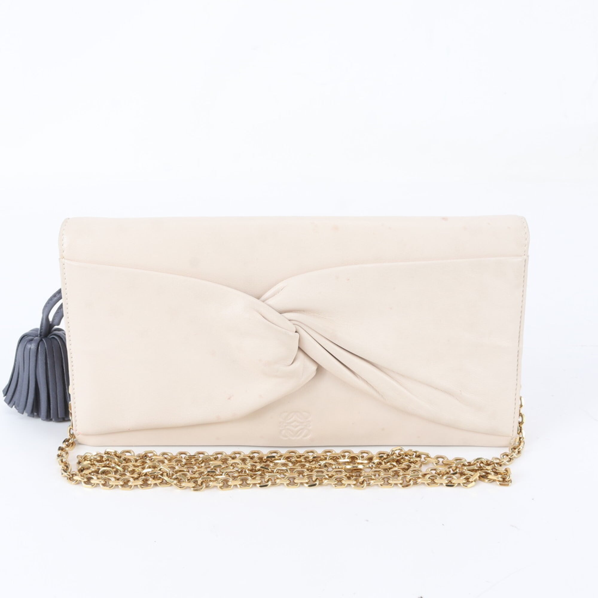 Loewe Ivory Leather Crossbody Bag Shoulder Bag (Pre-Owned)