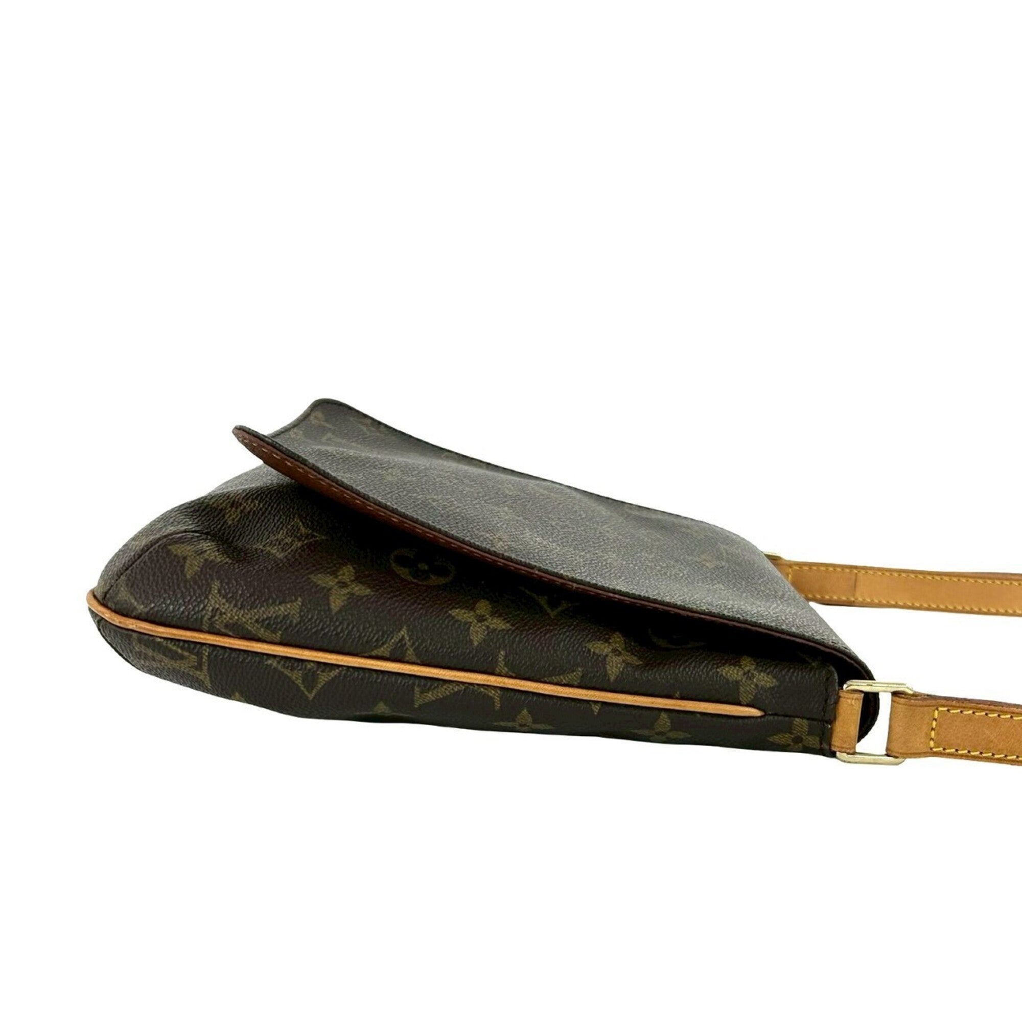 Louis Vuitton Brown Leather Pvc Shoulder Bag (Pre-Owned)