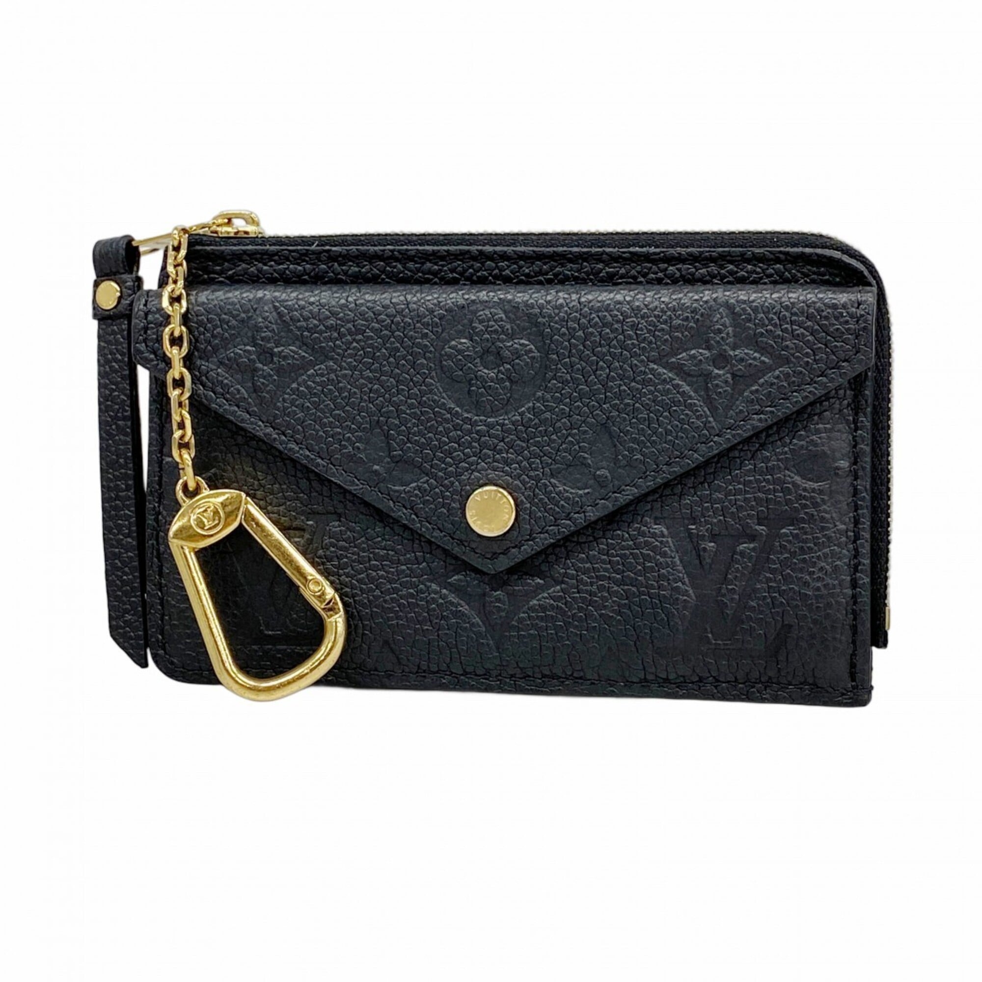 Louis Vuitton Noir Coin Purse/Coin Case (Pre-Owned)