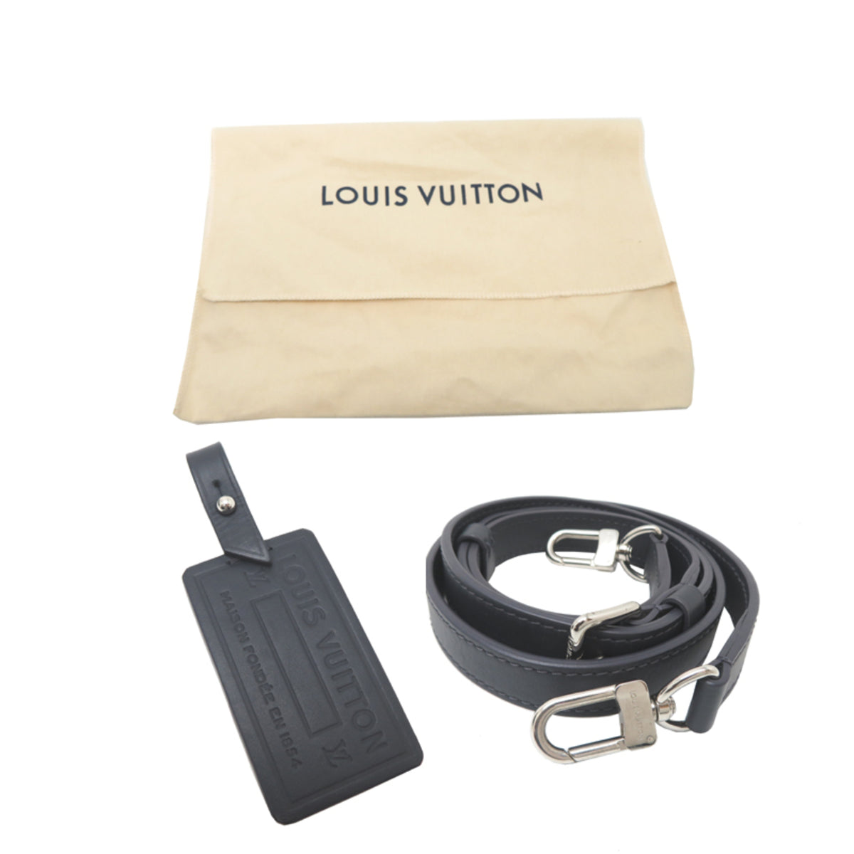 Louis Vuitton Navy Blue Shoulder Bag (Pre-Owned)
