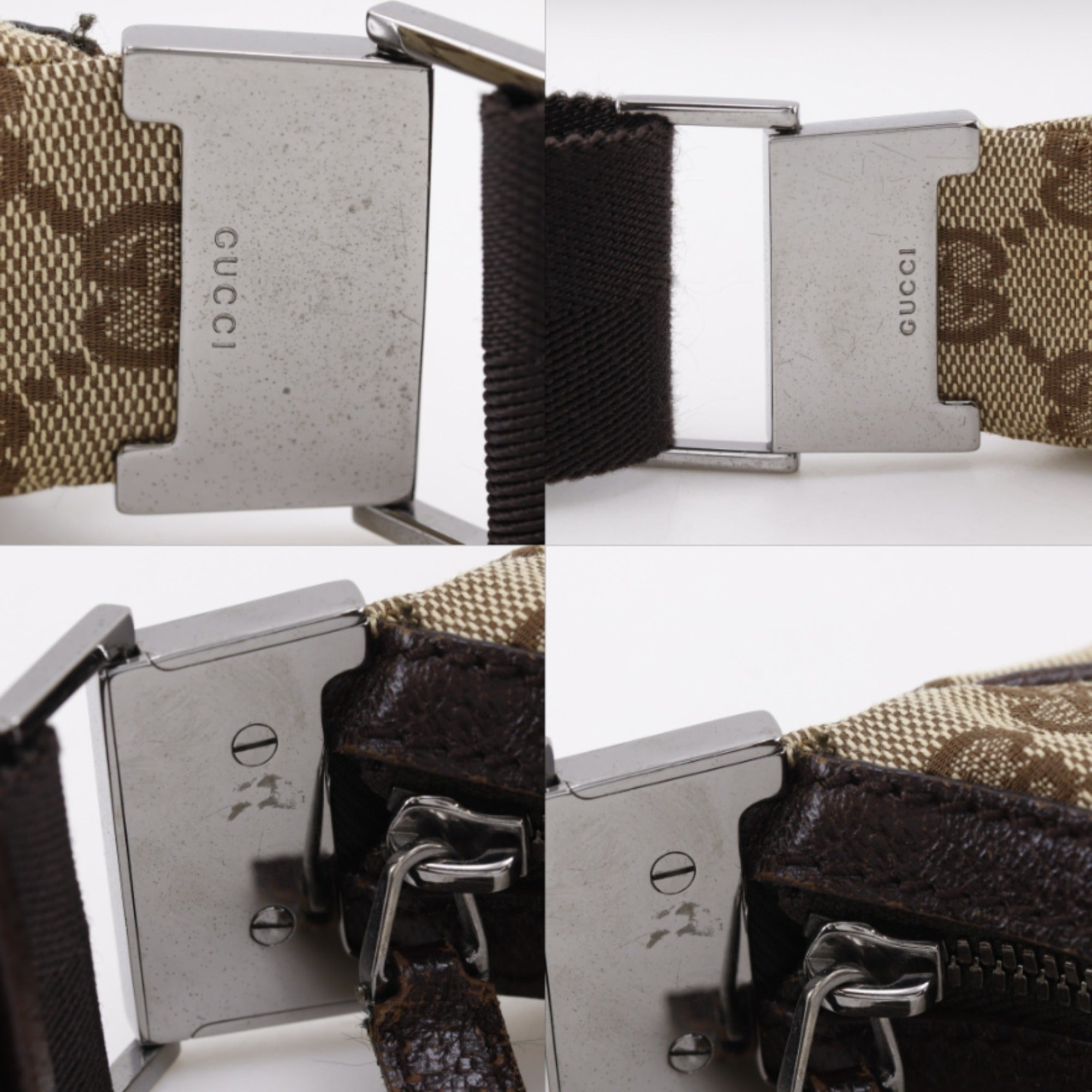 Gucci Brown Gg Canvas Shoulder Bag (Pre-Owned)