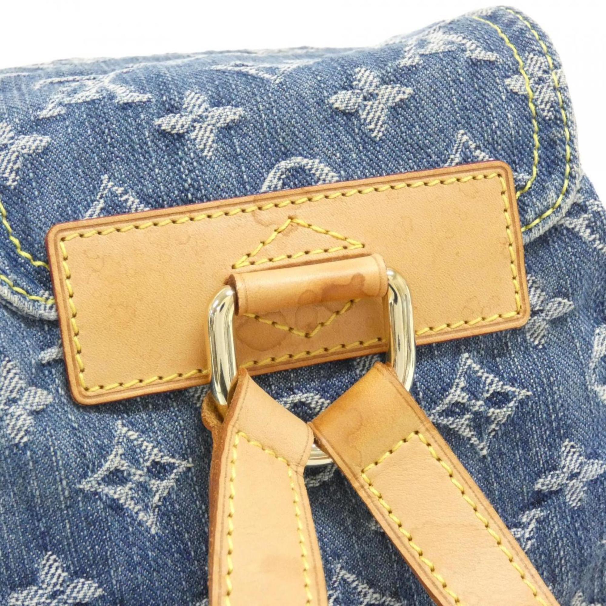 Louis Vuitton Blue Denim Backpack (Pre-Owned)