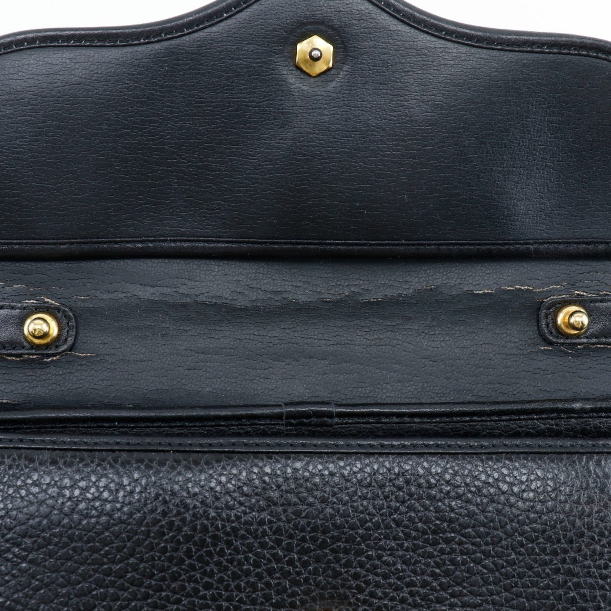 Christian Dior Black Leather Handbag (Pre-Owned)