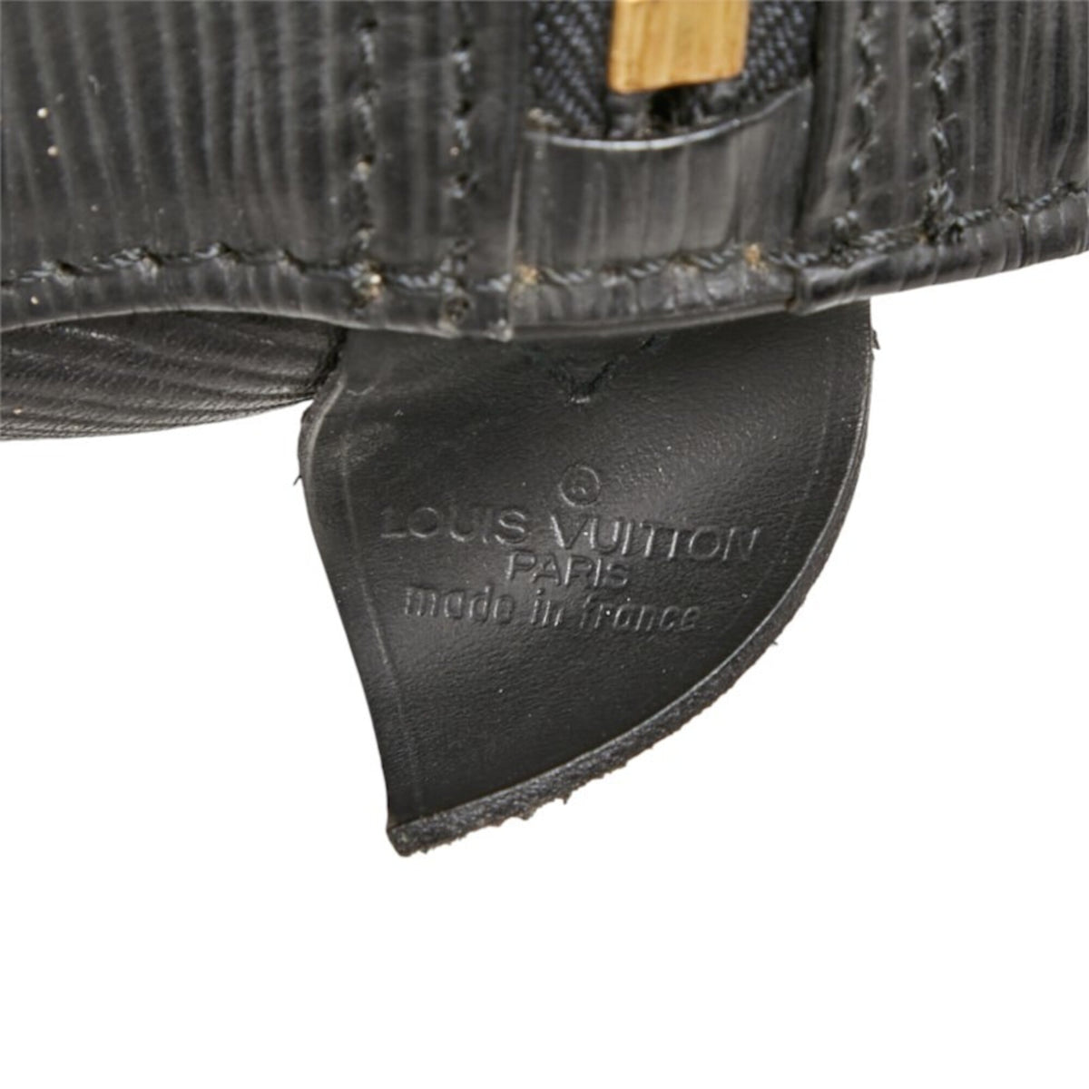 Louis Vuitton Black Noir Leather Boston Bag (Pre-Owned)