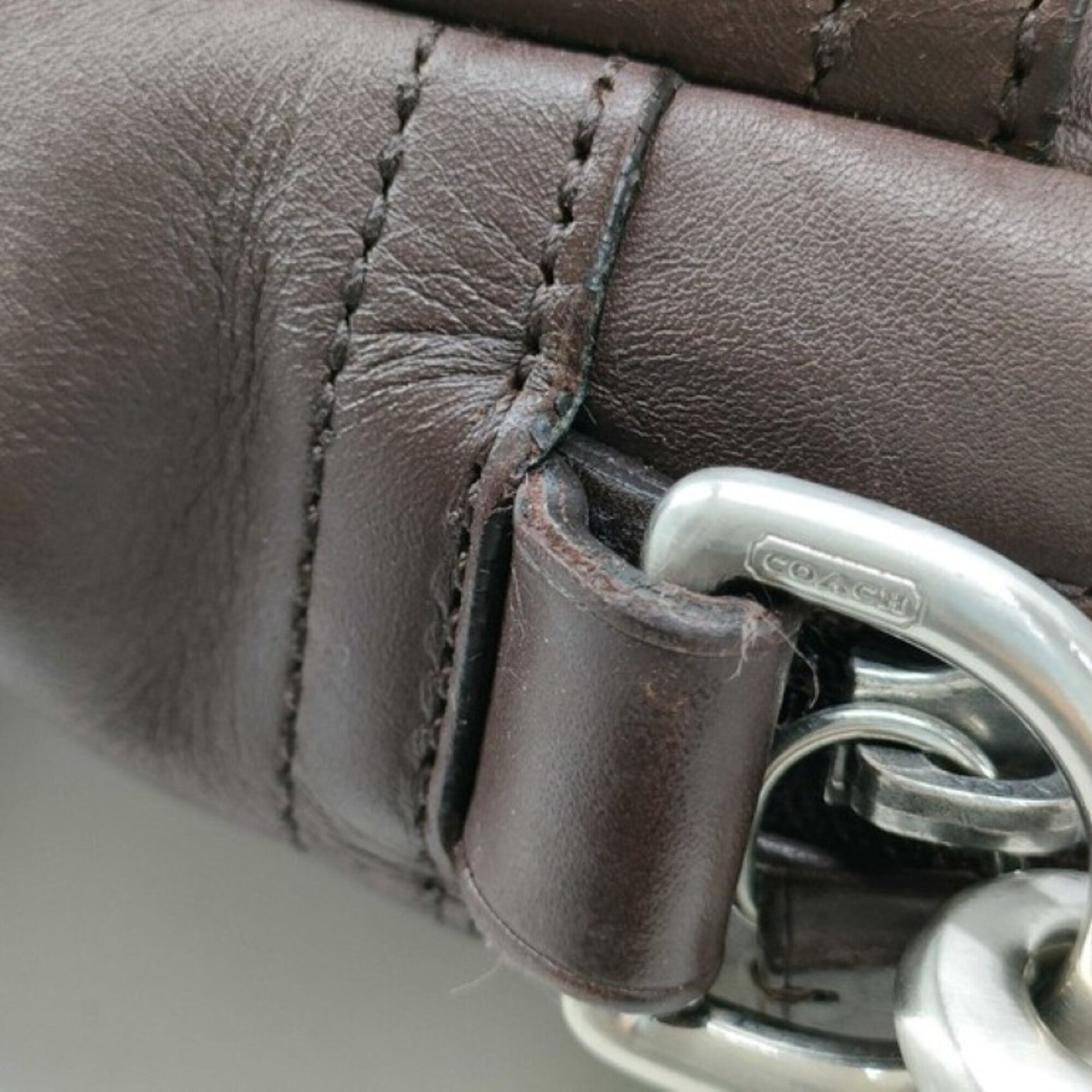 Coach Legacy Dark Brown Leather Briefcase (Pre-Owned)