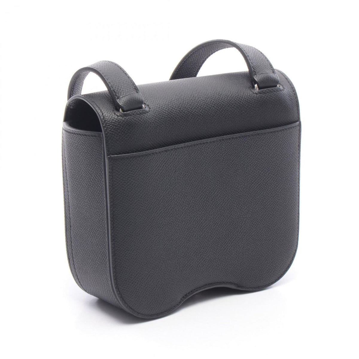 Hermes Black Epsom Leather Handbag Shoulder Bag (Pre-Owned)