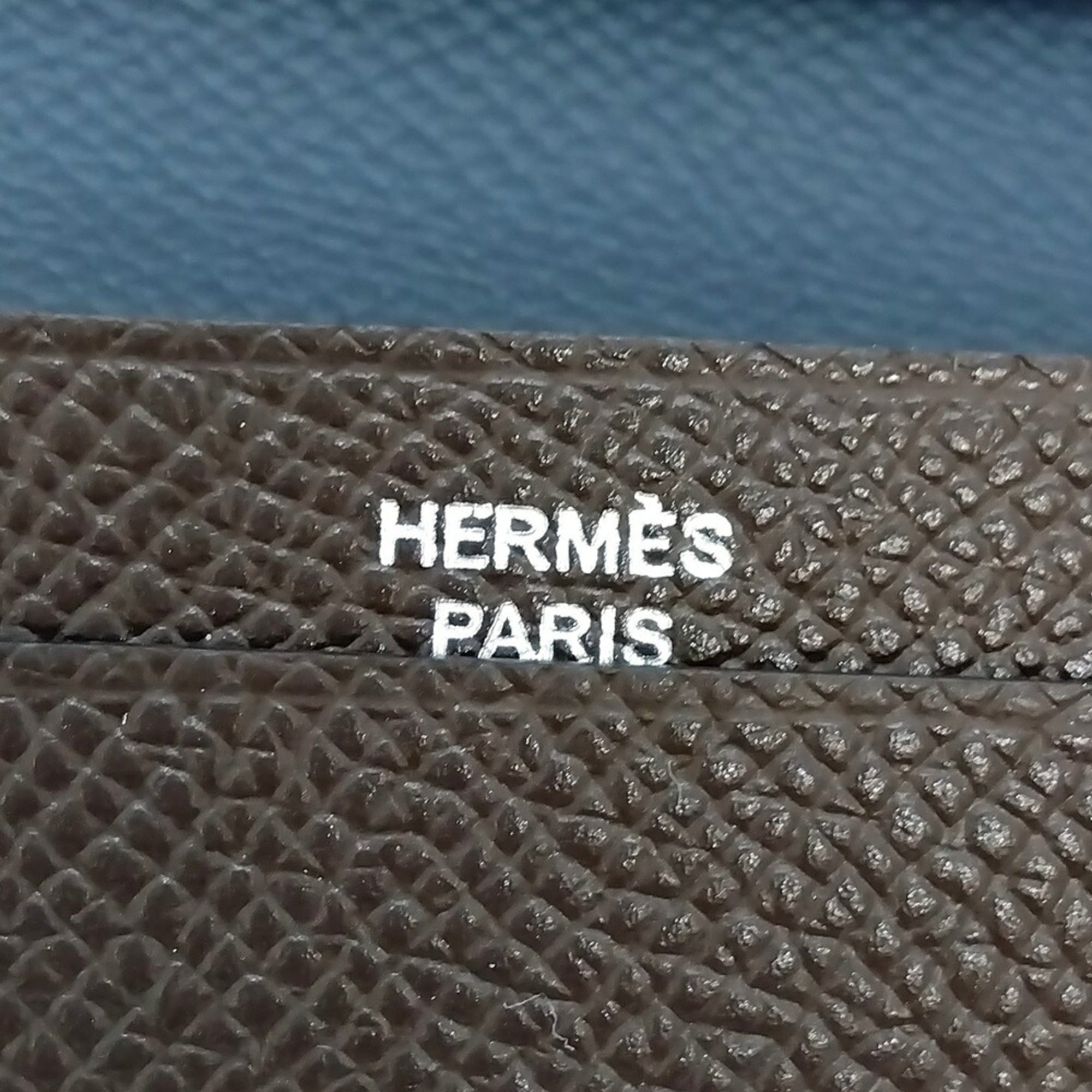 Hermes Purple Epsom Leather Bill Wallet (Bi-Fold) (Pre-Owned)